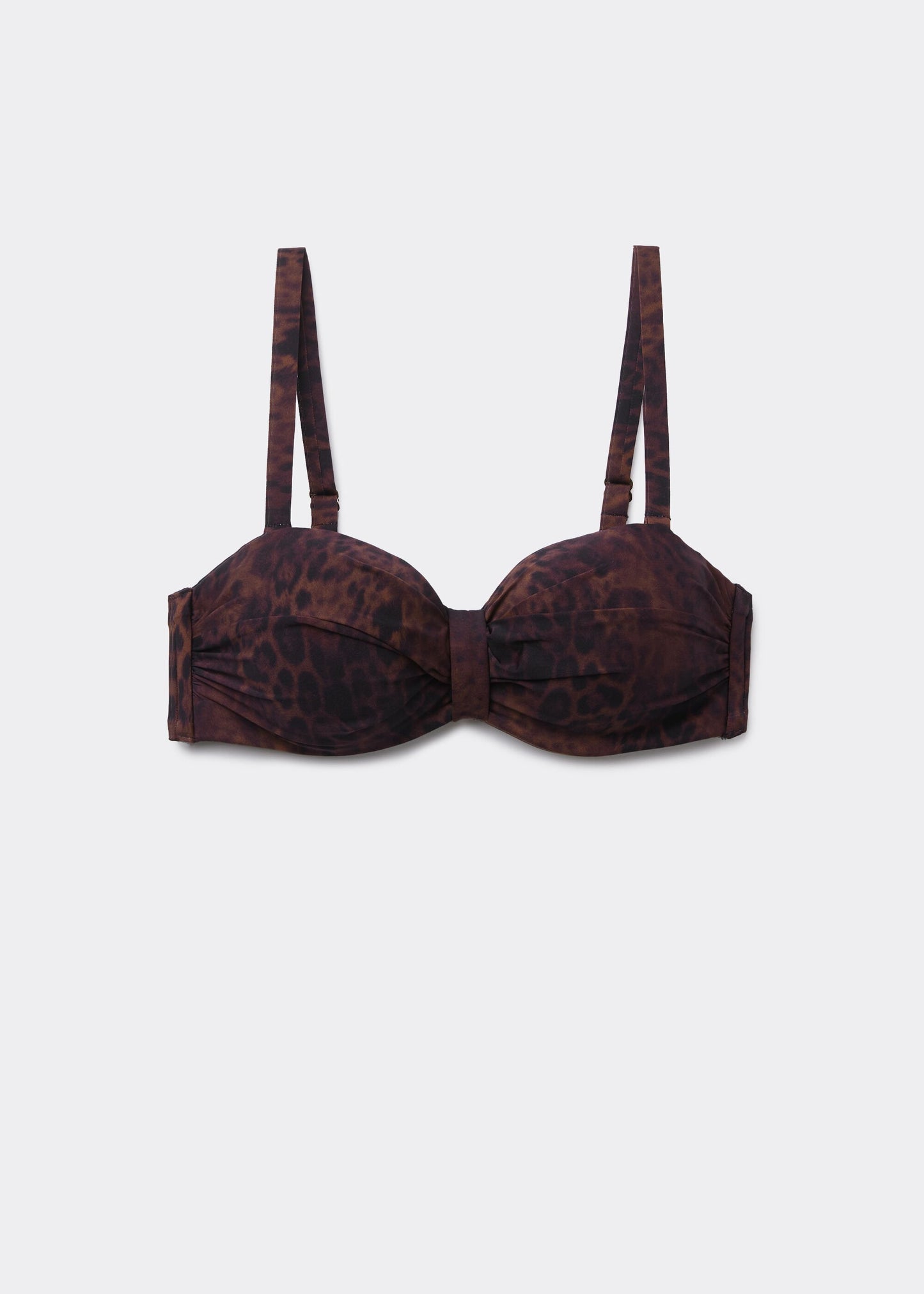 Bandeau Bikini Top Dark Animalier