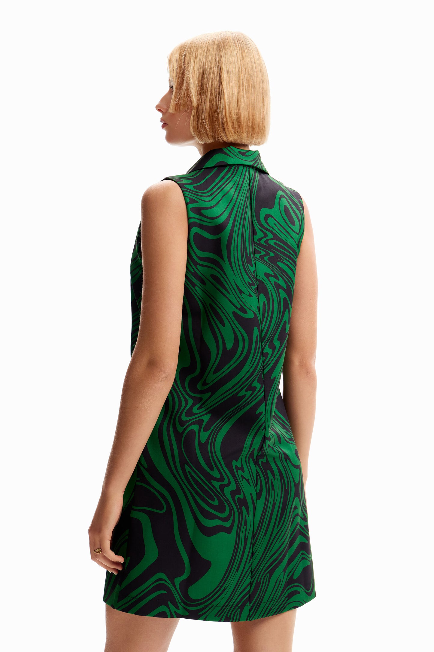 Psychedelic polo dress