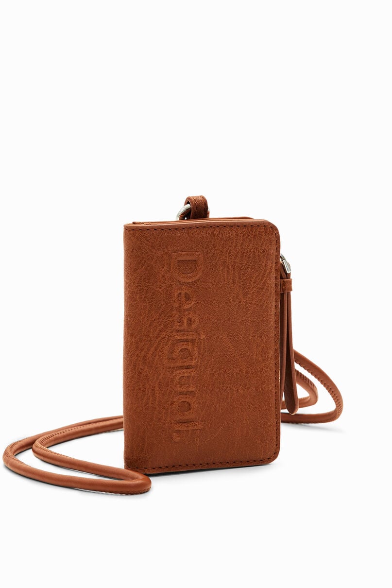 S logo cord wallet