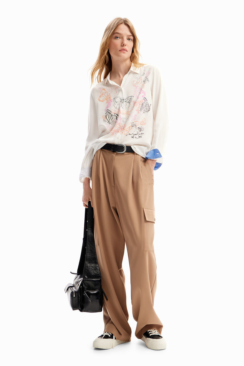 Light butterfly shirt