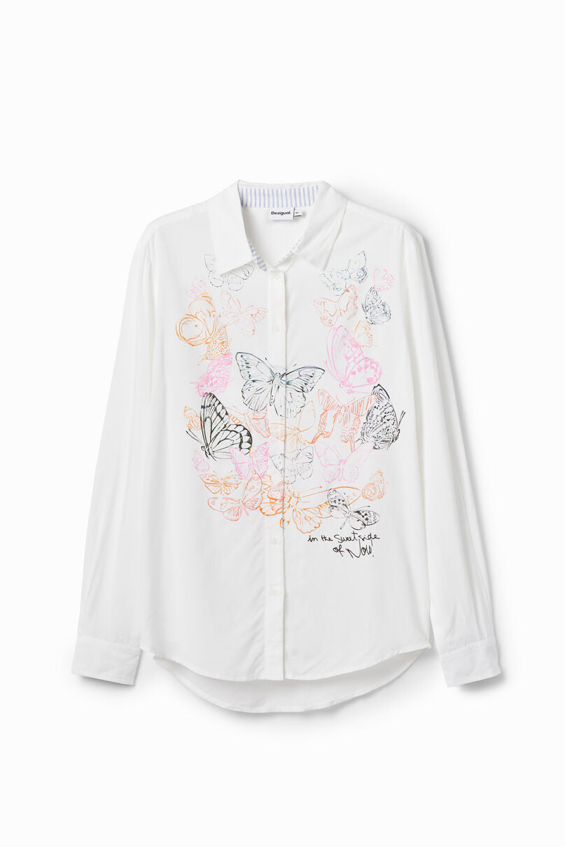Light butterfly shirt