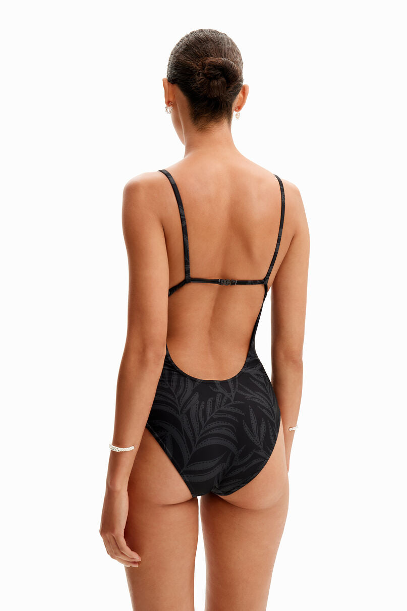 Strappy cat swimsuit