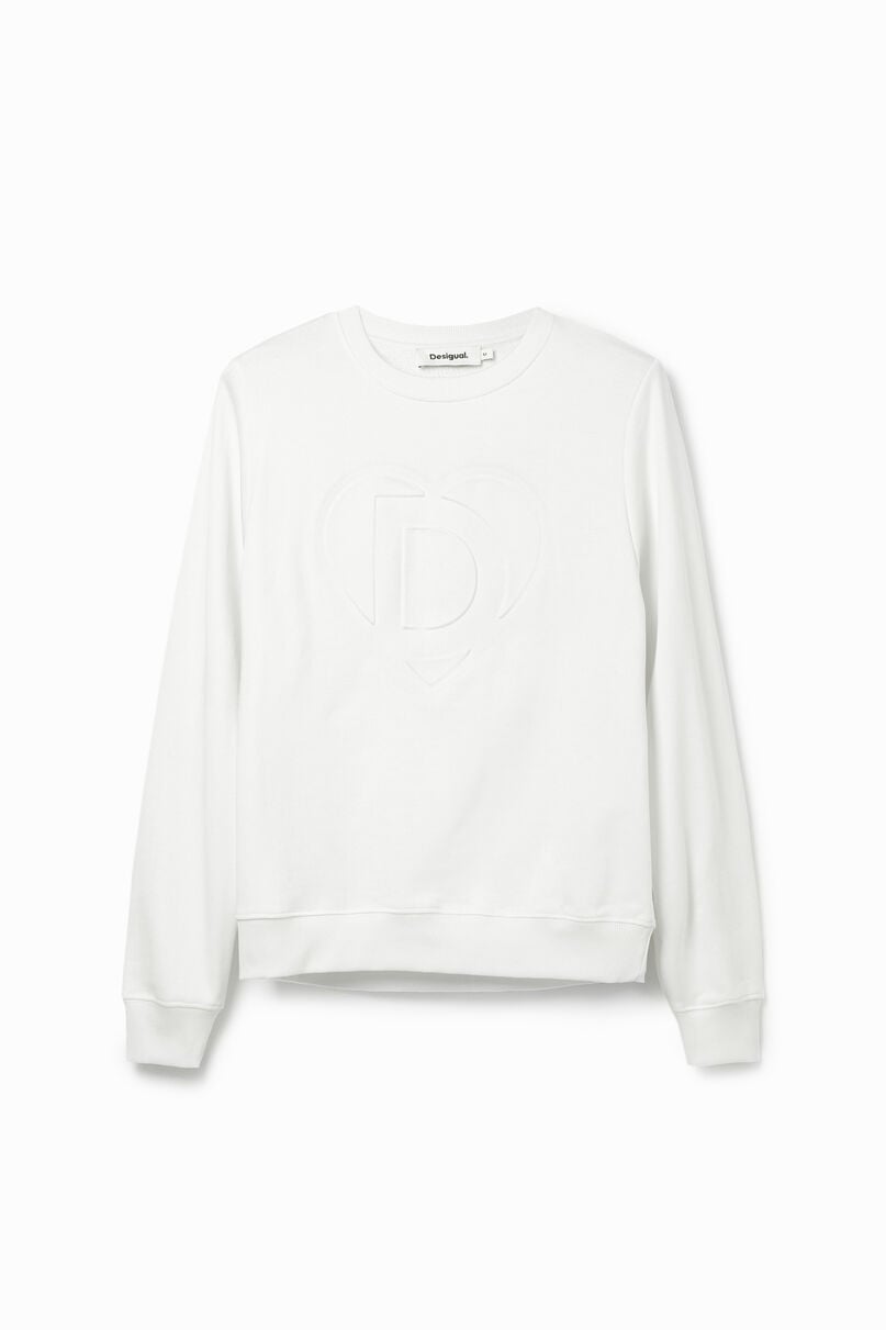 Embossed imagotype sweatshirt