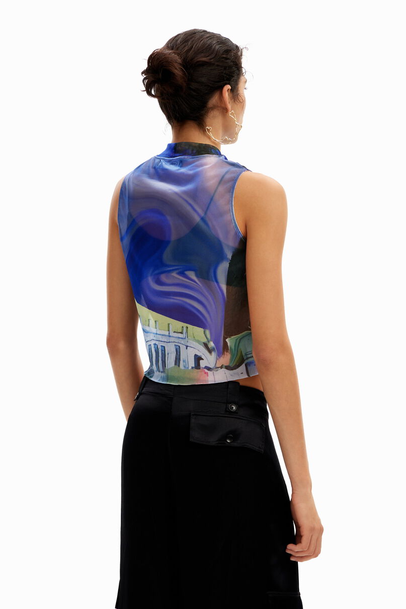 Tulle landscape T-shirt