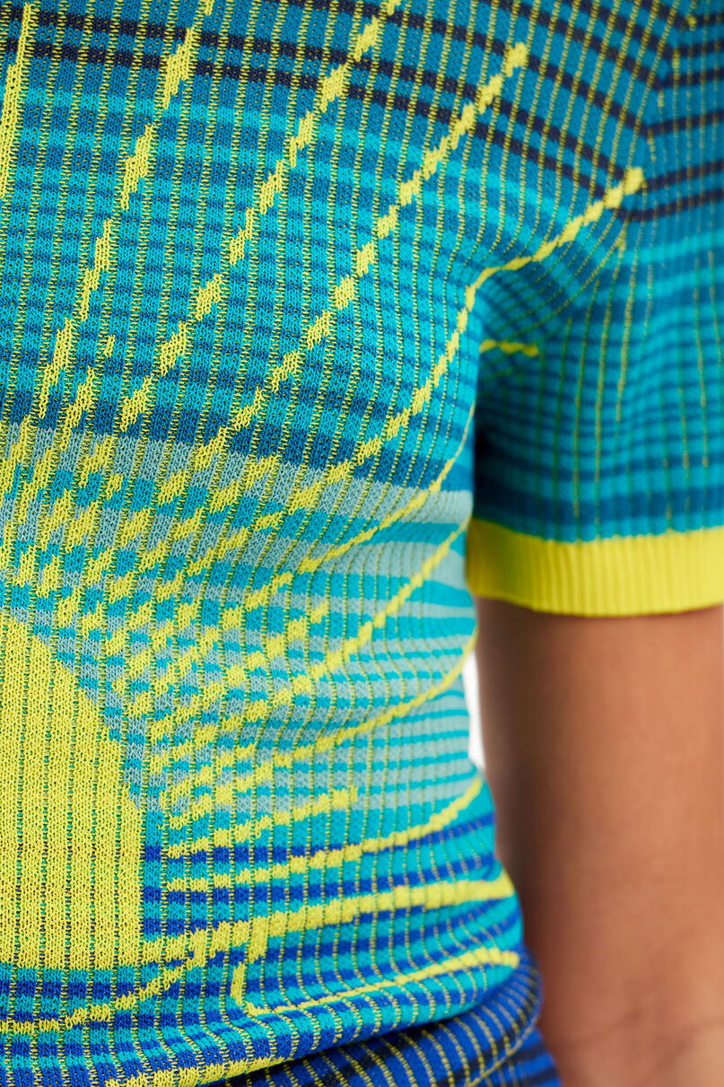 Knit wave T-shirt