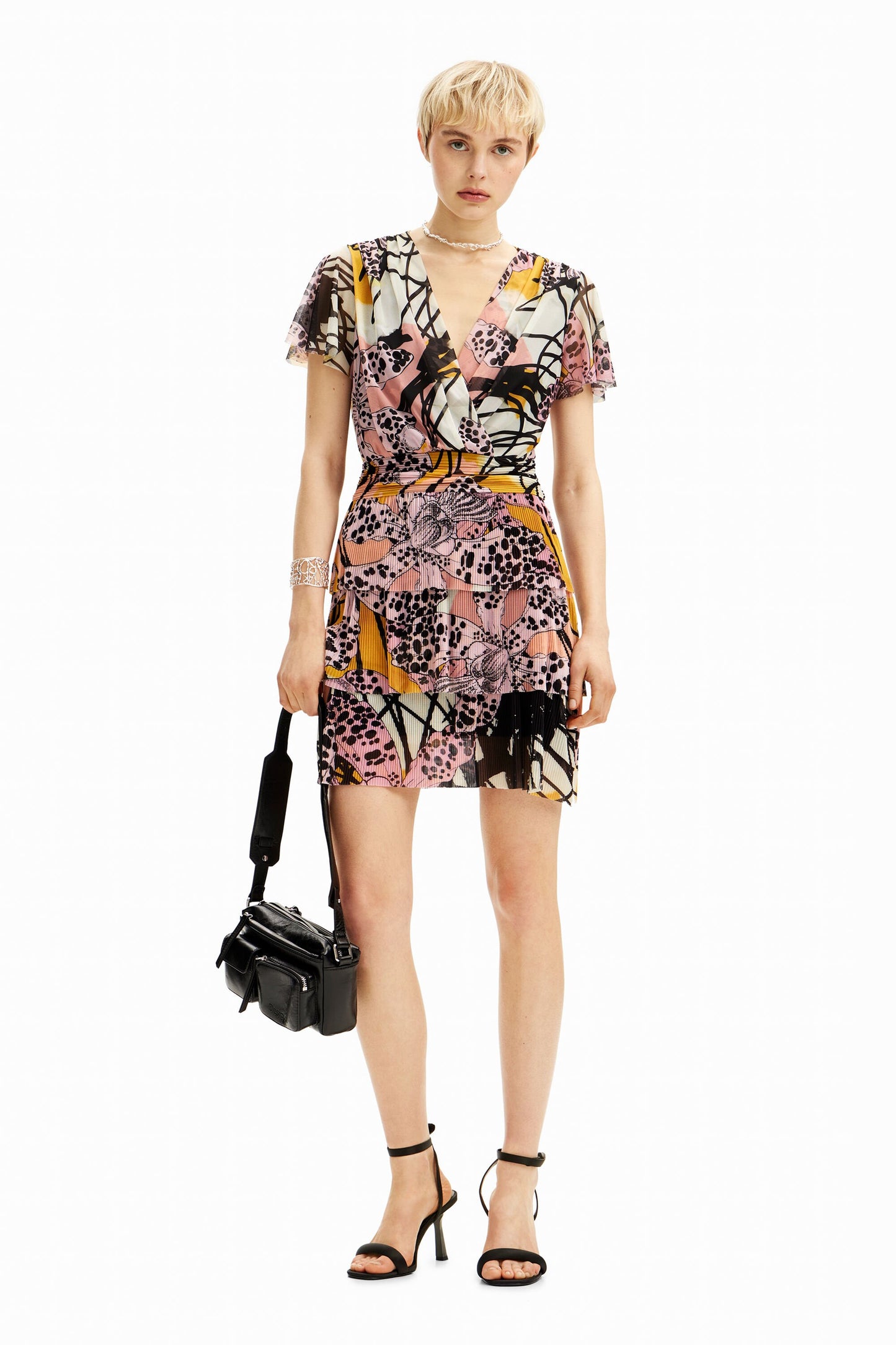 Orchid mini dress