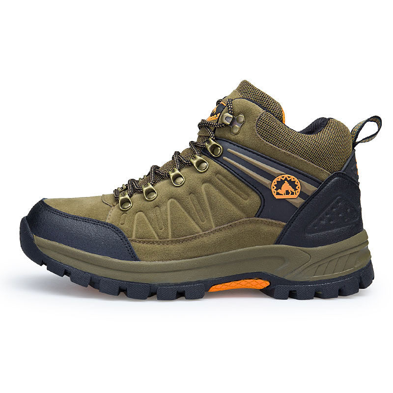 (⏰BLACK FRIDAY SPECIAL-70%OFF)Men's Mountaineering Orthopedic Ankle Support Hiking Boots Waterproof Non-Slip Wide Toe Tactical Boots