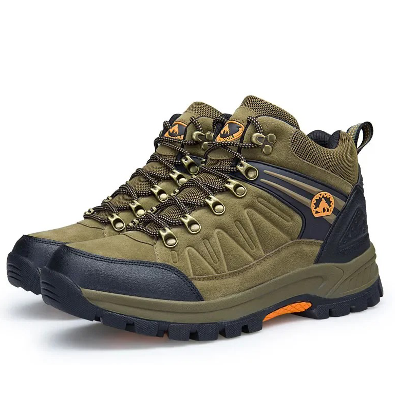 (⏰BLACK FRIDAY SPECIAL-70%OFF)Men's Mountaineering Orthopedic Ankle Support Hiking Boots Waterproof Non-Slip Wide Toe Tactical Boots