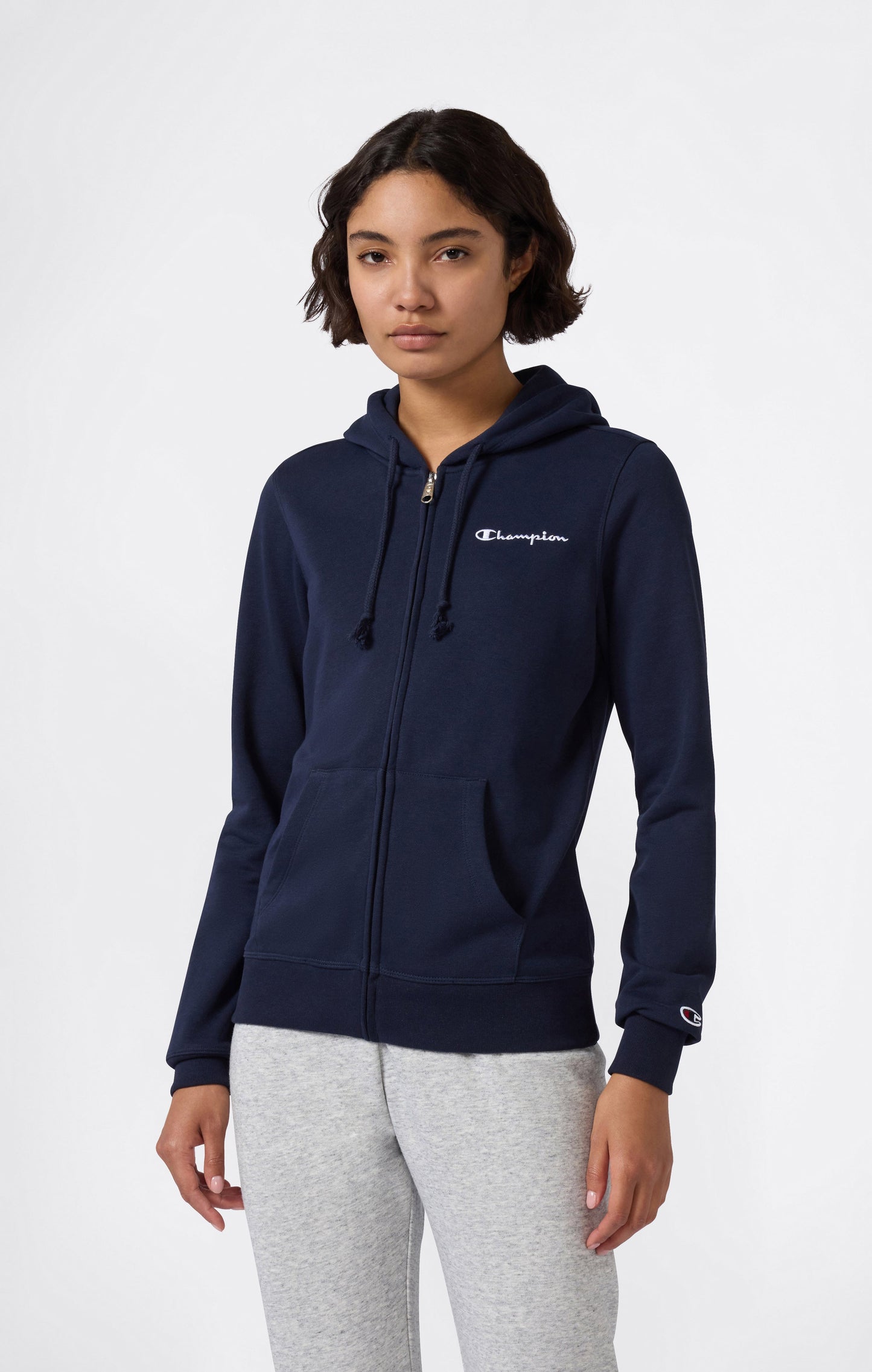 Women's Lightweight Full Zip Hoodie Icons
