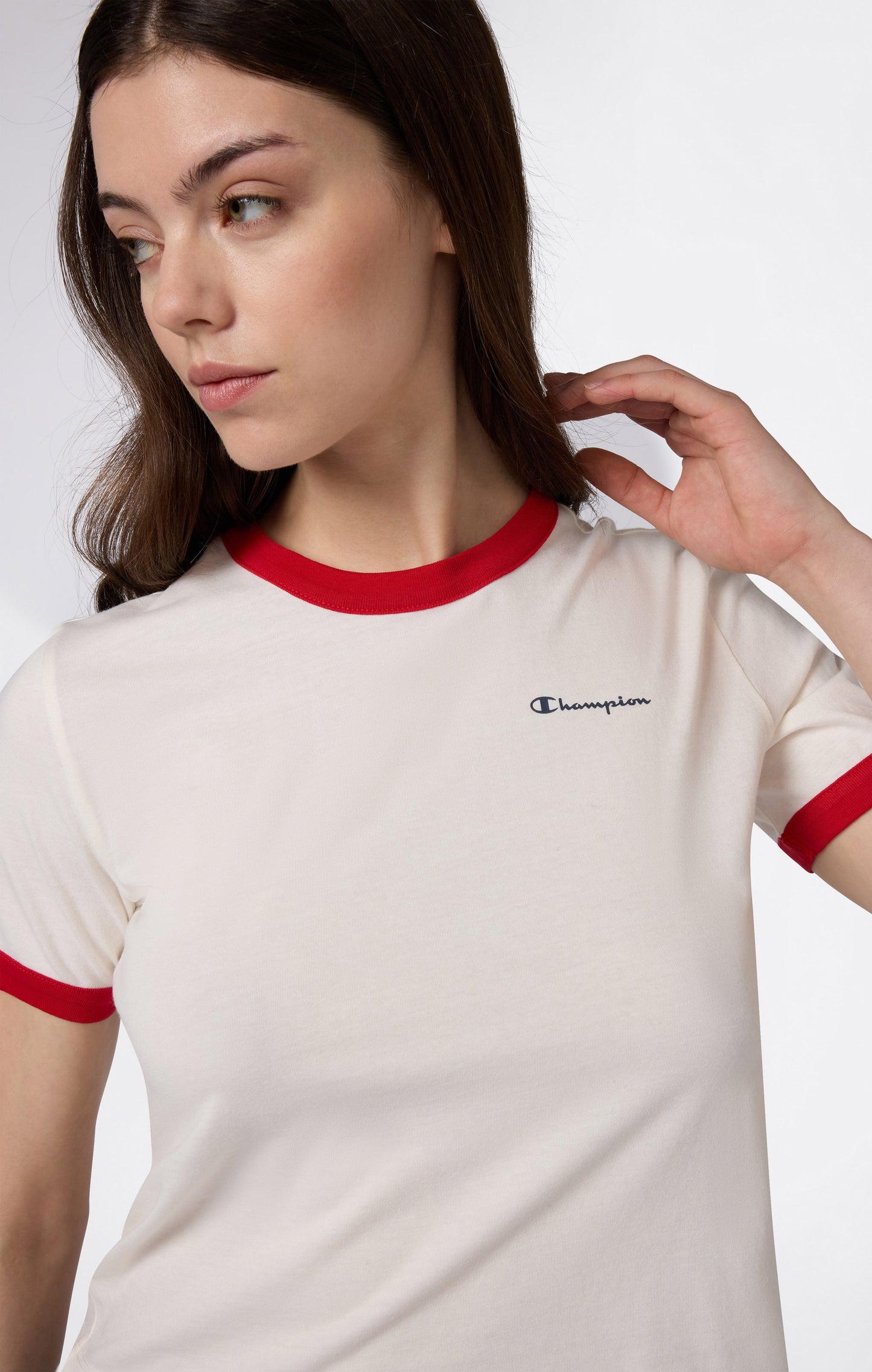 Women's Cropped Ringer T-Shirt with Graphic