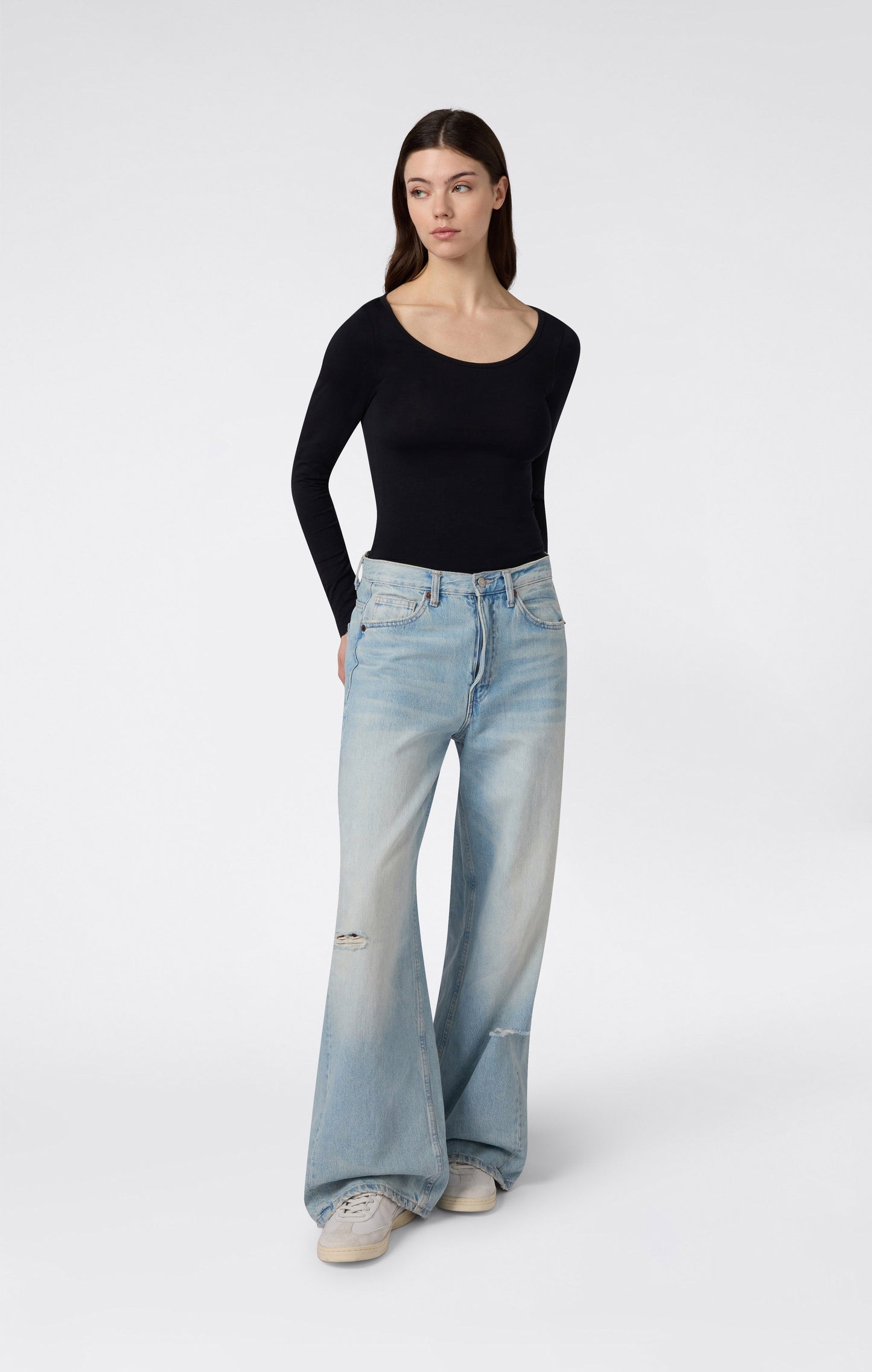 Women's Long Sleeve Scoop Neck T-Shirt