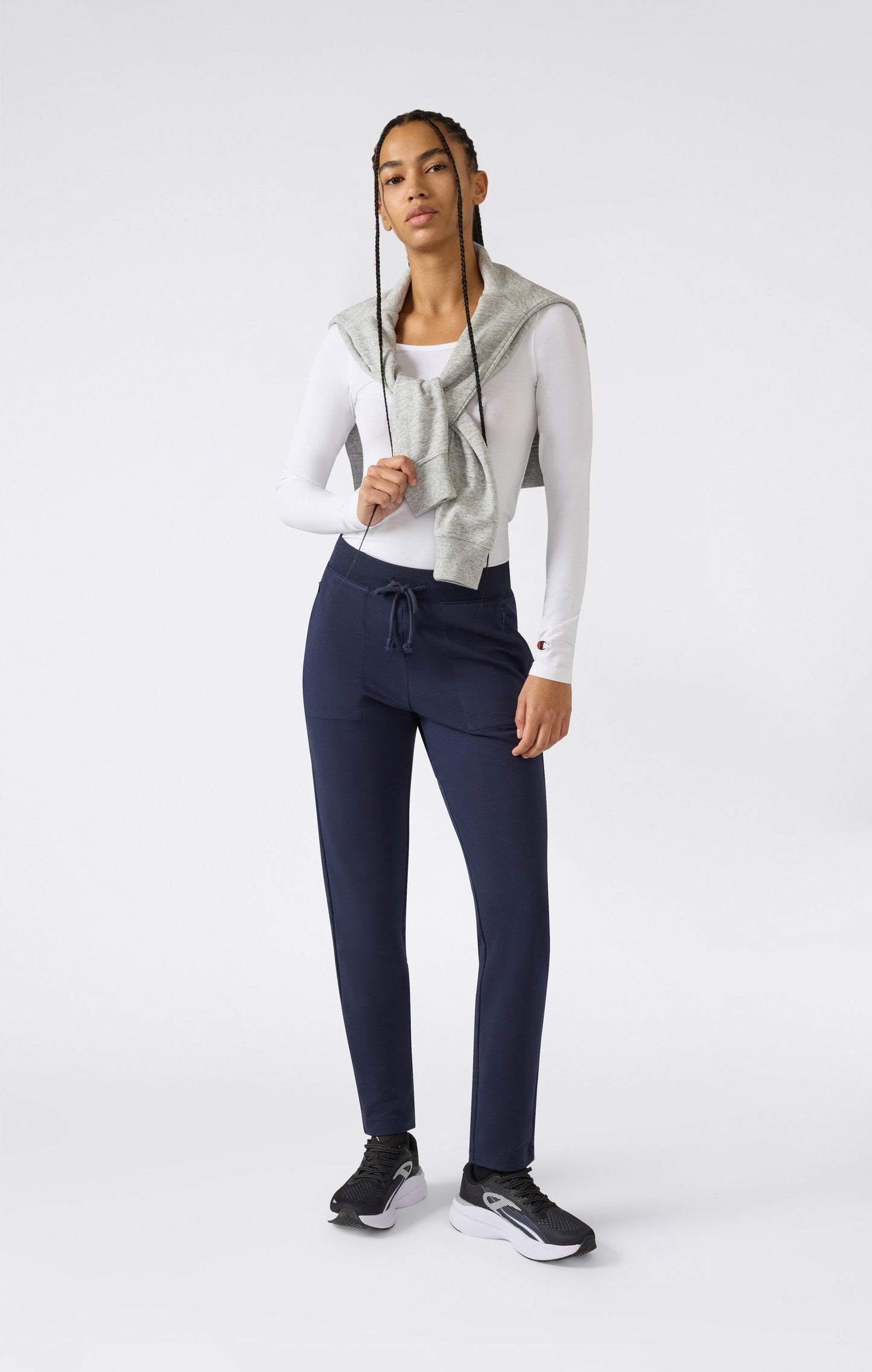 Women's Lightweight Slim Fleece Jogger Pants Icons