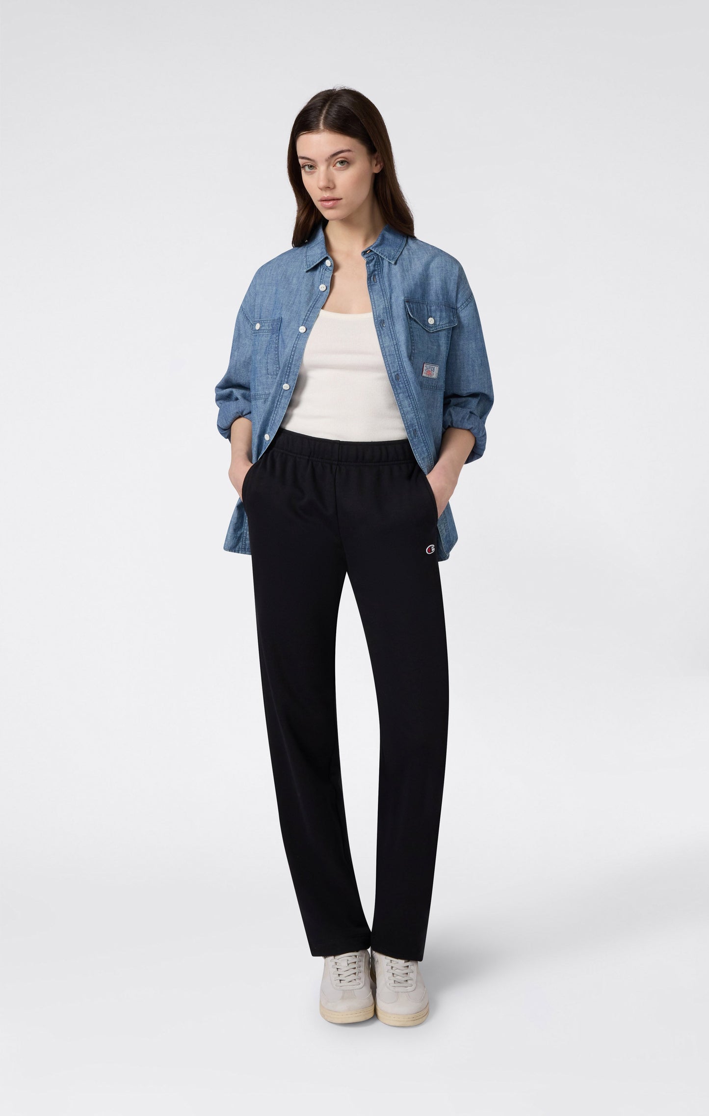 Women's Lightweight Straight Hem Jogger Pants Icons