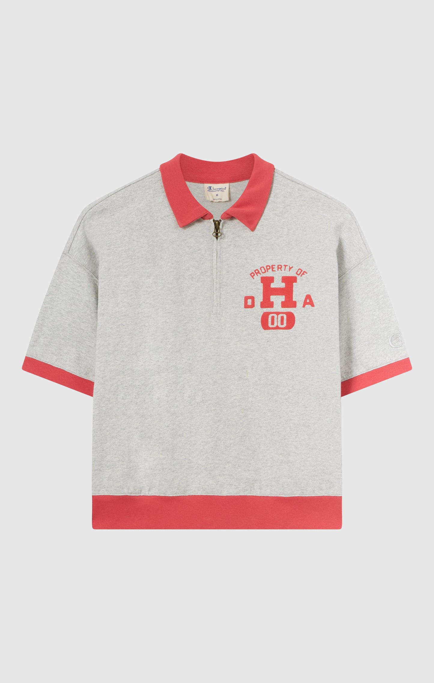 Women's Half Zip Polo T-Shirt Time Capsule