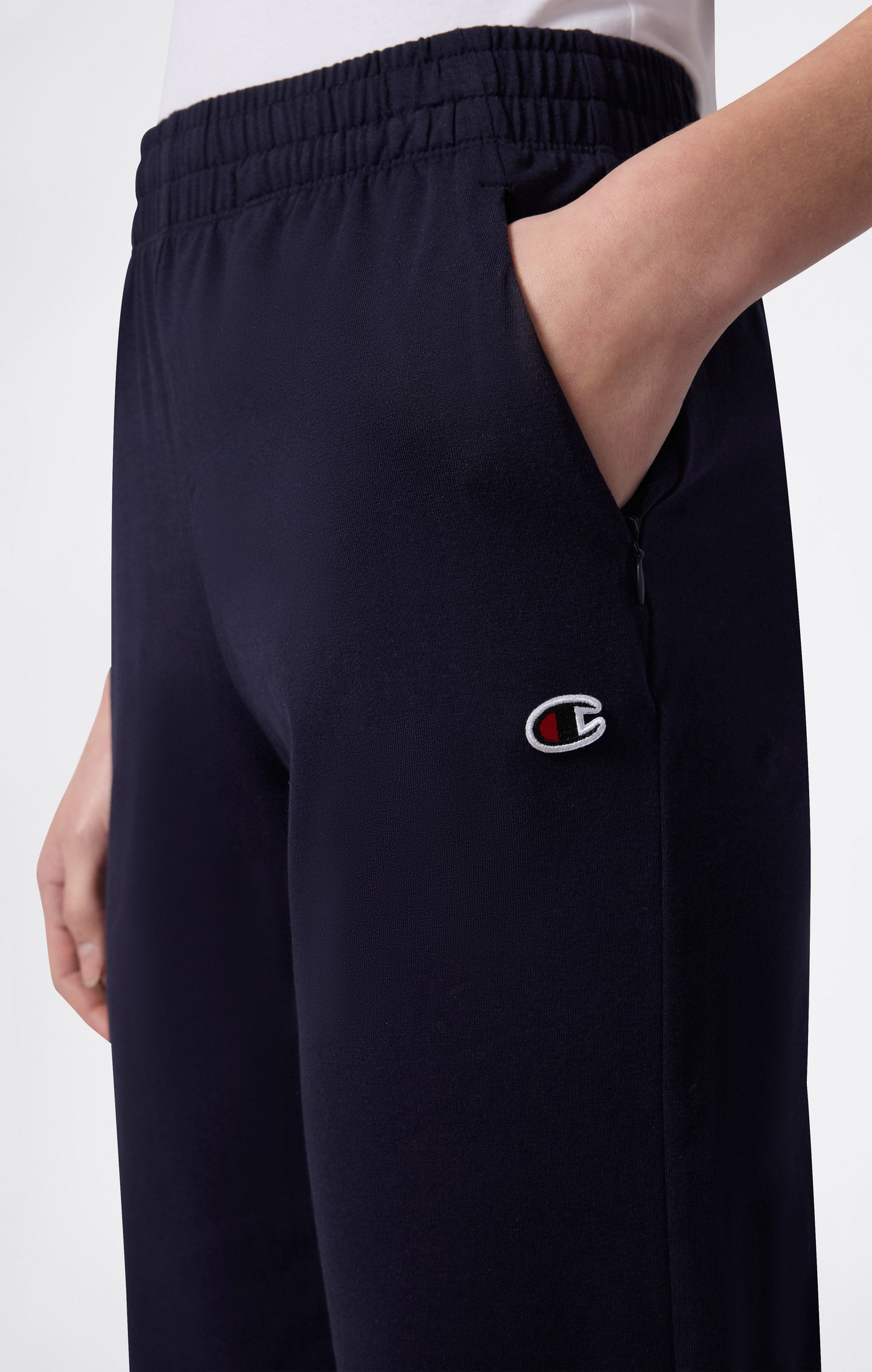 Women's Lightweight Straight Hem Jogger Pants with Zip Pockets Icons