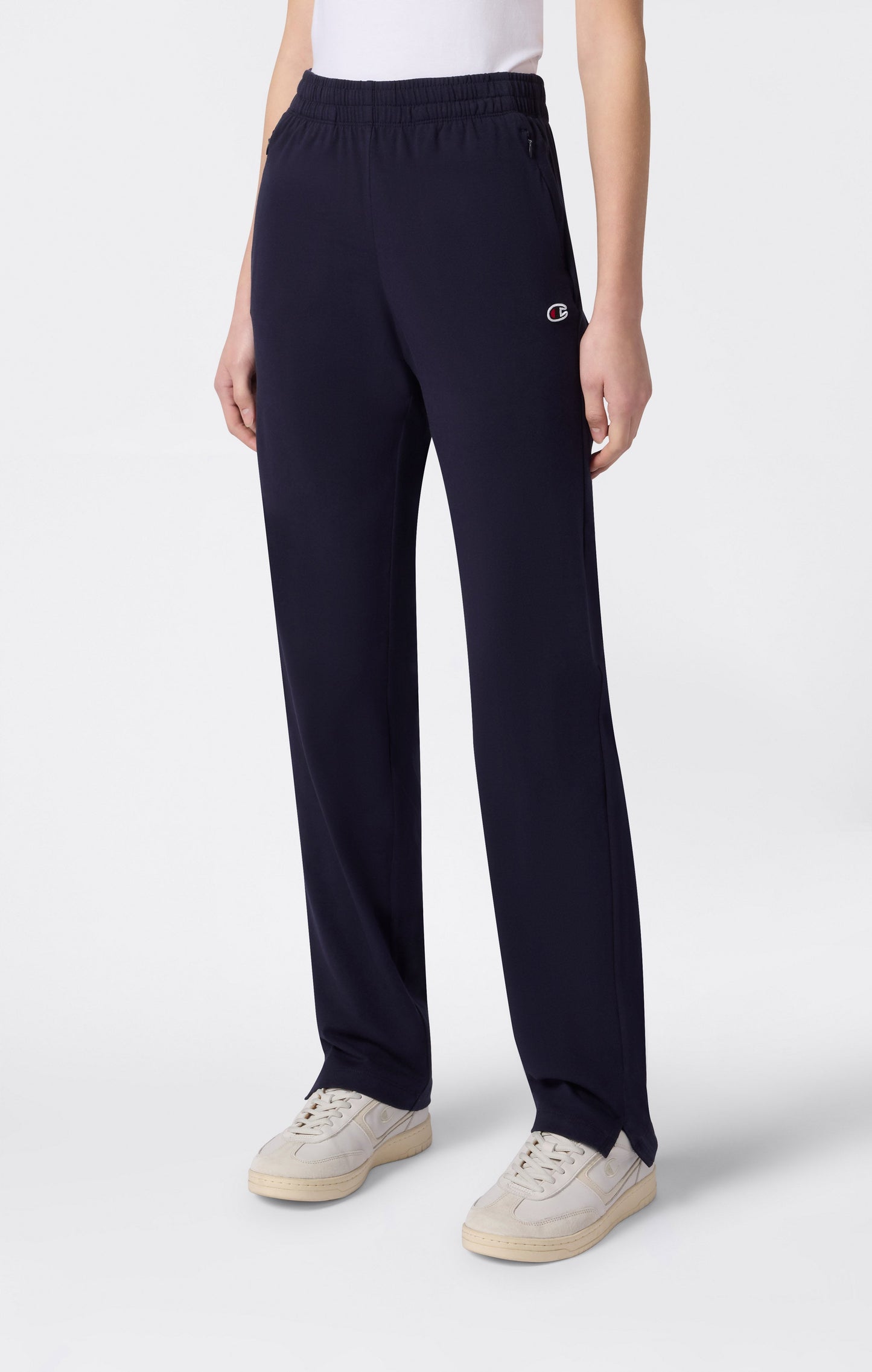 Women's Lightweight Straight Hem Jogger Pants with Zip Pockets Icons