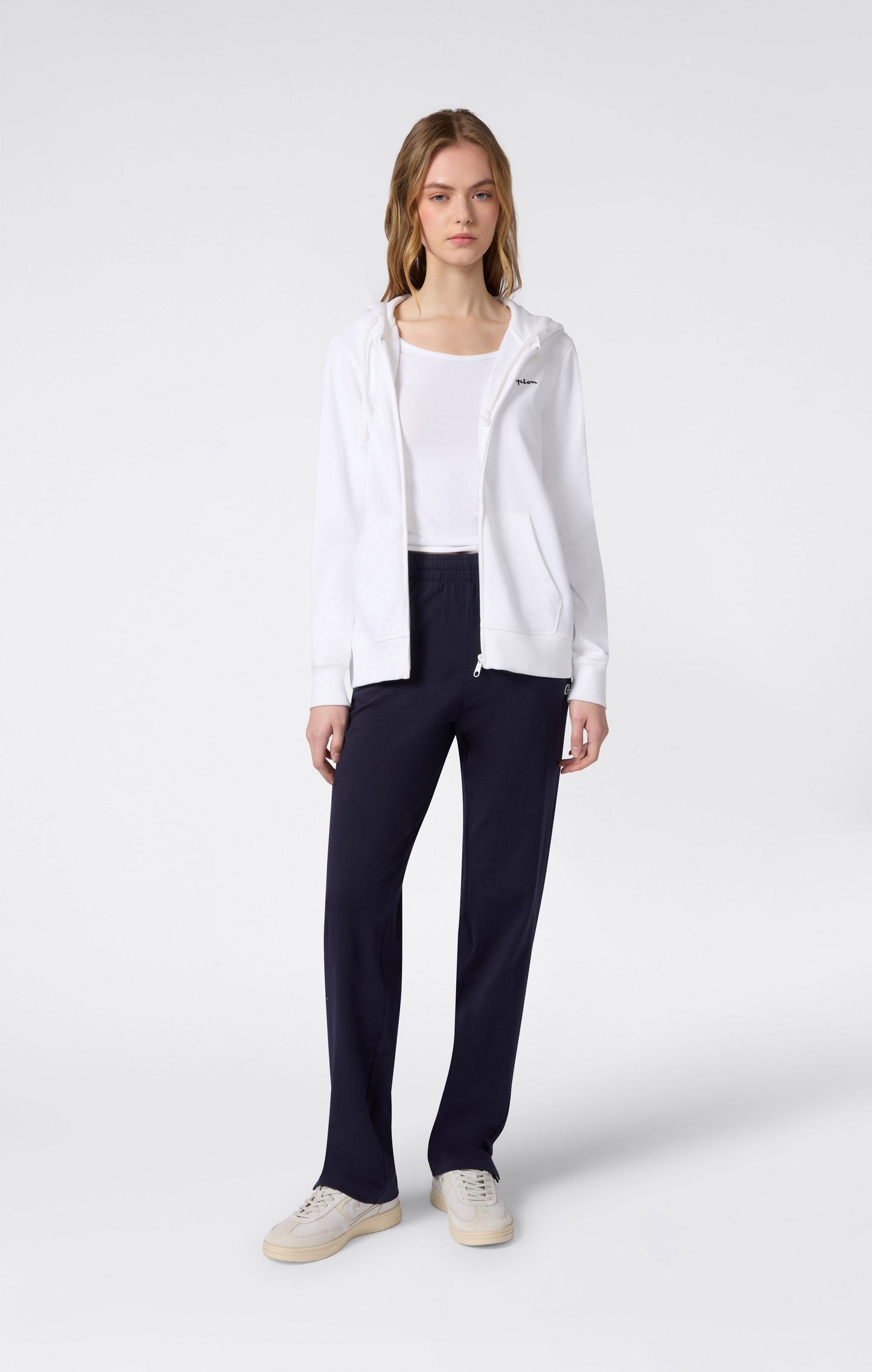 Women's Lightweight Straight Hem Jogger Pants with Zip Pockets Icons