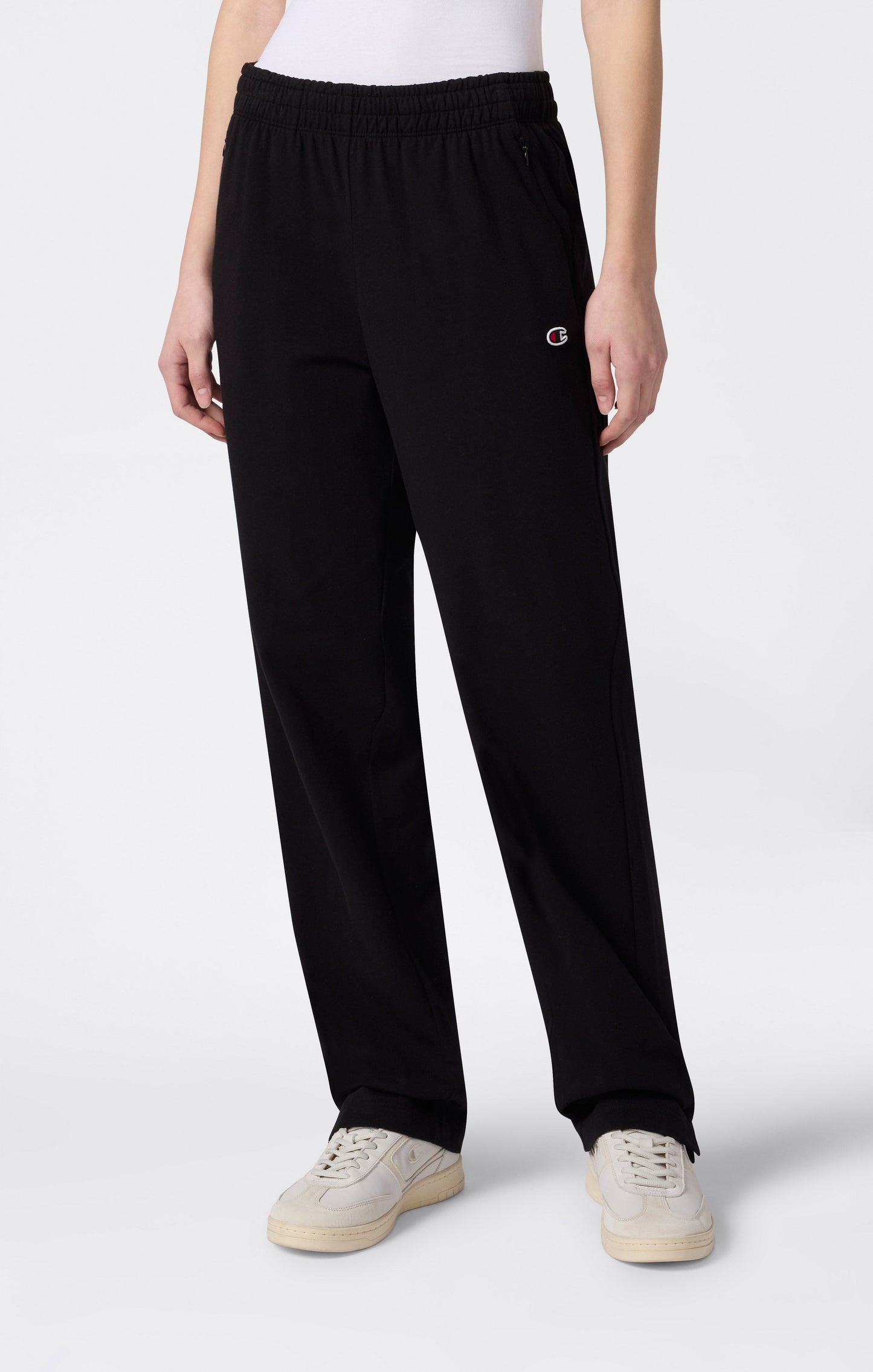 Women's Lightweight Straight Hem Jogger Pants with Zip Pockets Icons