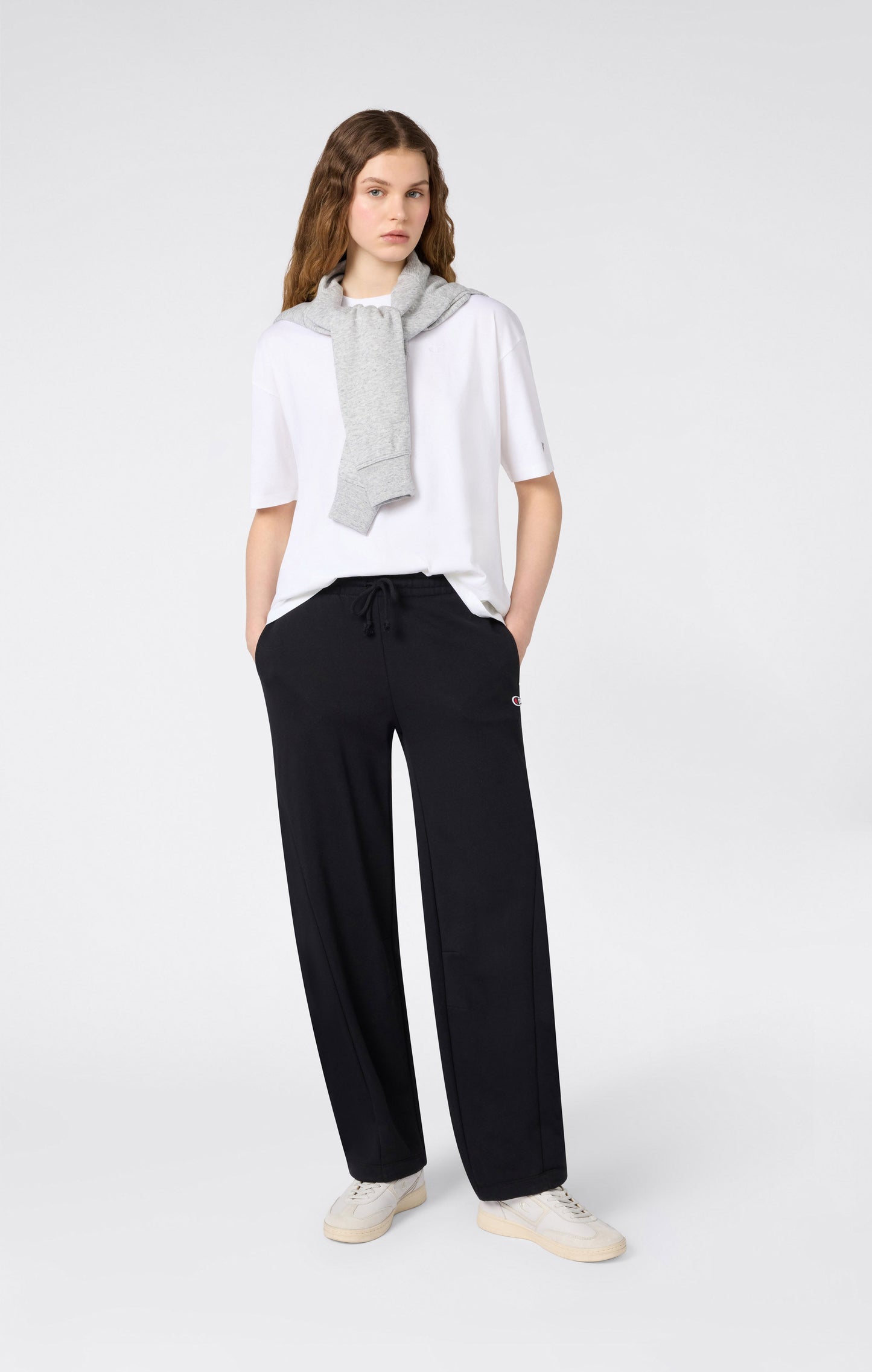 Women's Lightweight Barrel Leg Jogger Pants Icons