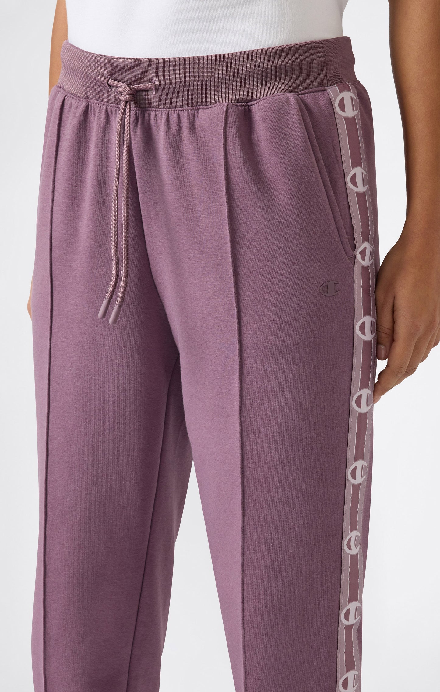 Women's Straight Leg Interlock Pants with Tape Logo