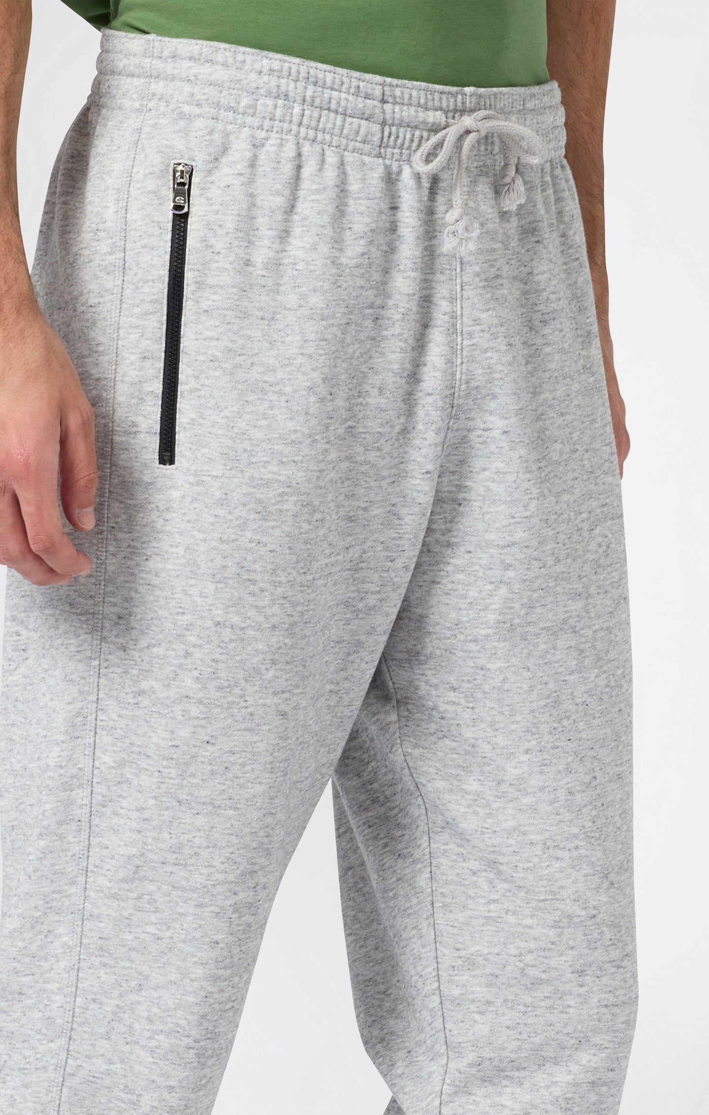 Men's Joggers with Front Zip Pockets and Ribbed Cuffs Icons