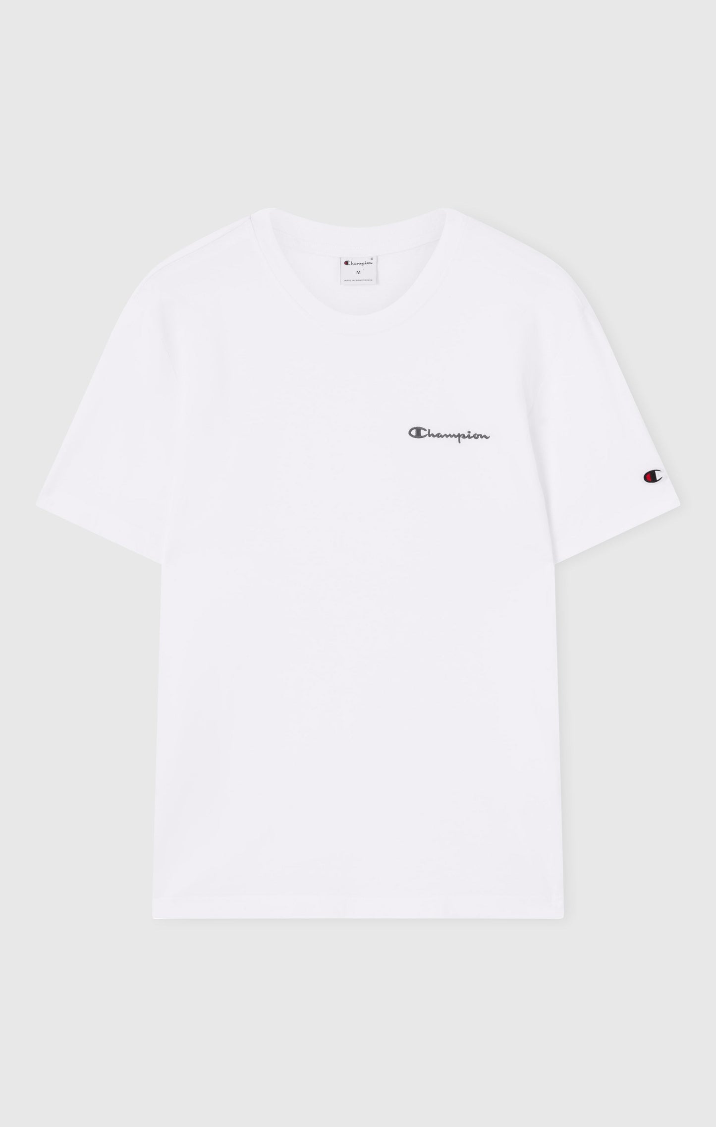 Men's T-Shirt with Small Embroidered Logo Icons