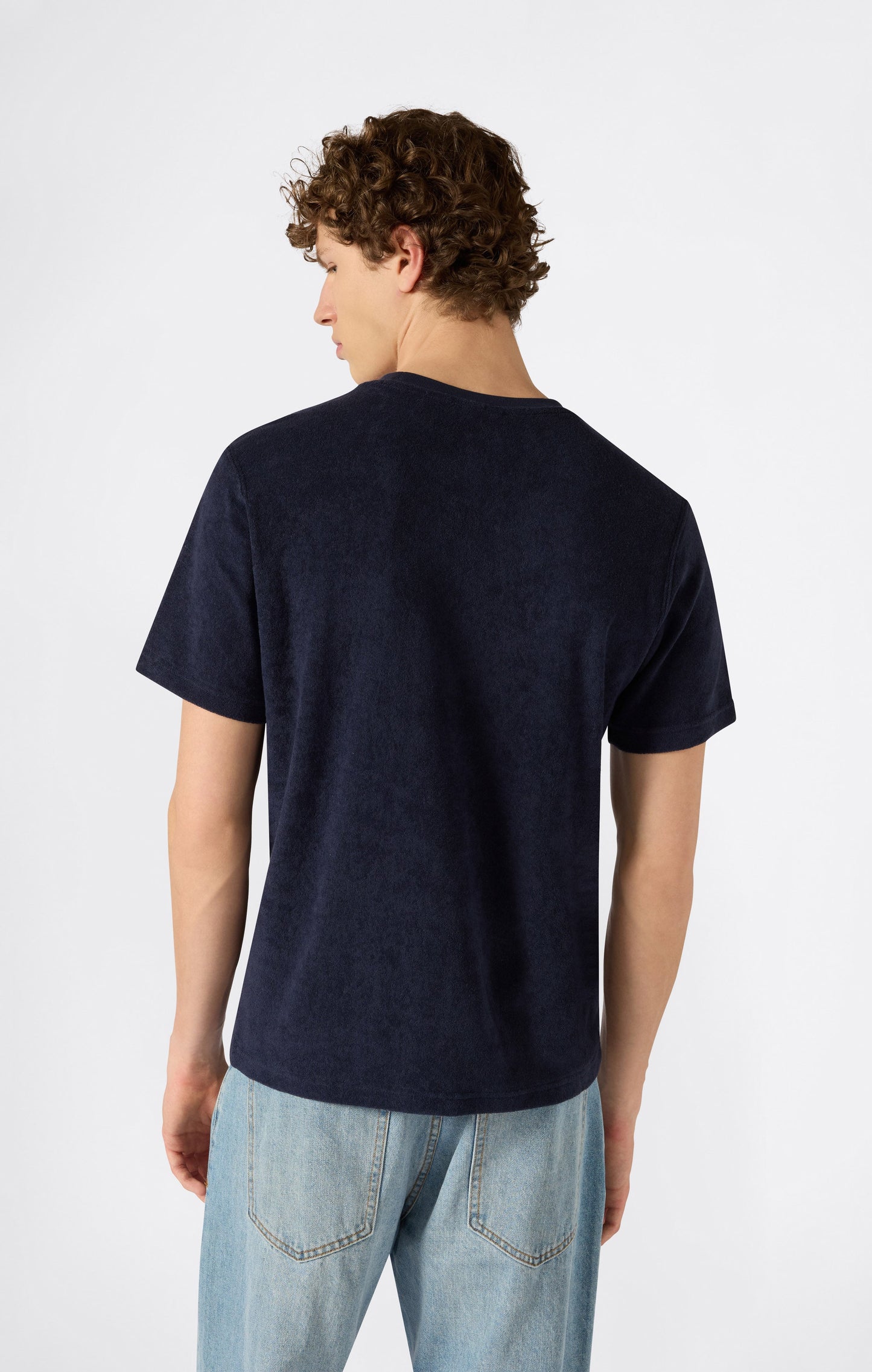 Men's Towel Terry Pocket T-Shirt