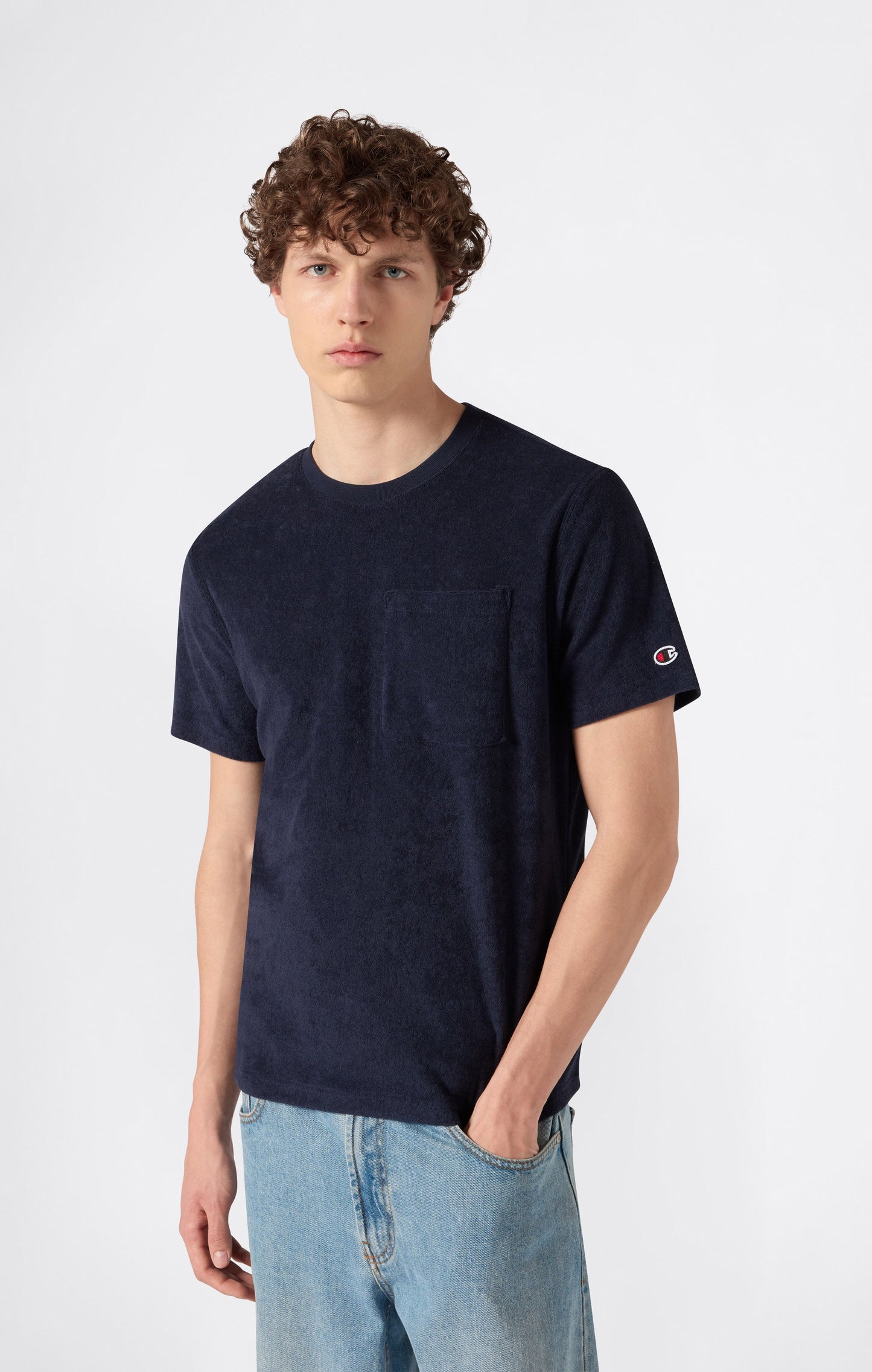 Men's Towel Terry Pocket T-Shirt