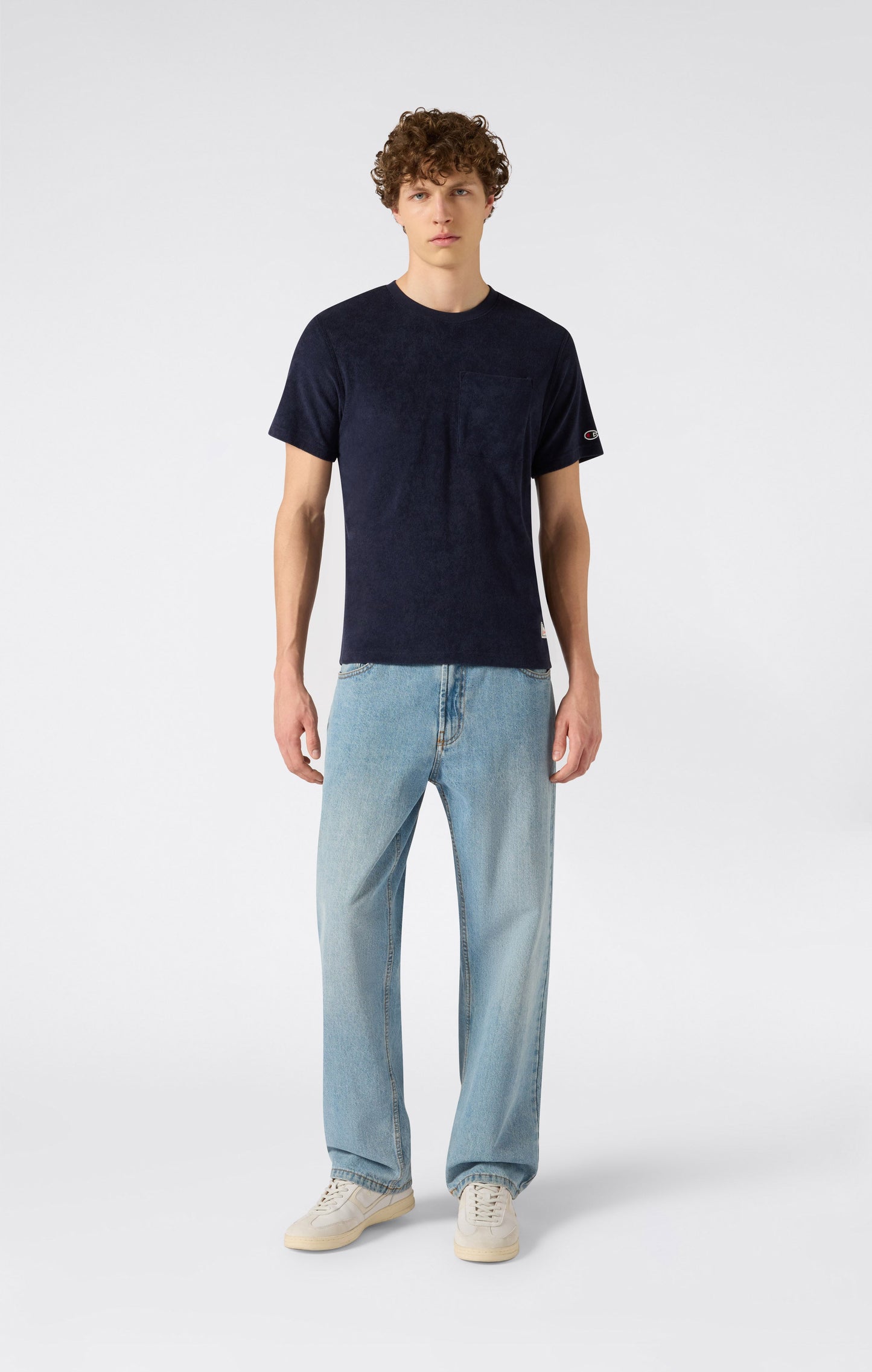 Men's Towel Terry Pocket T-Shirt