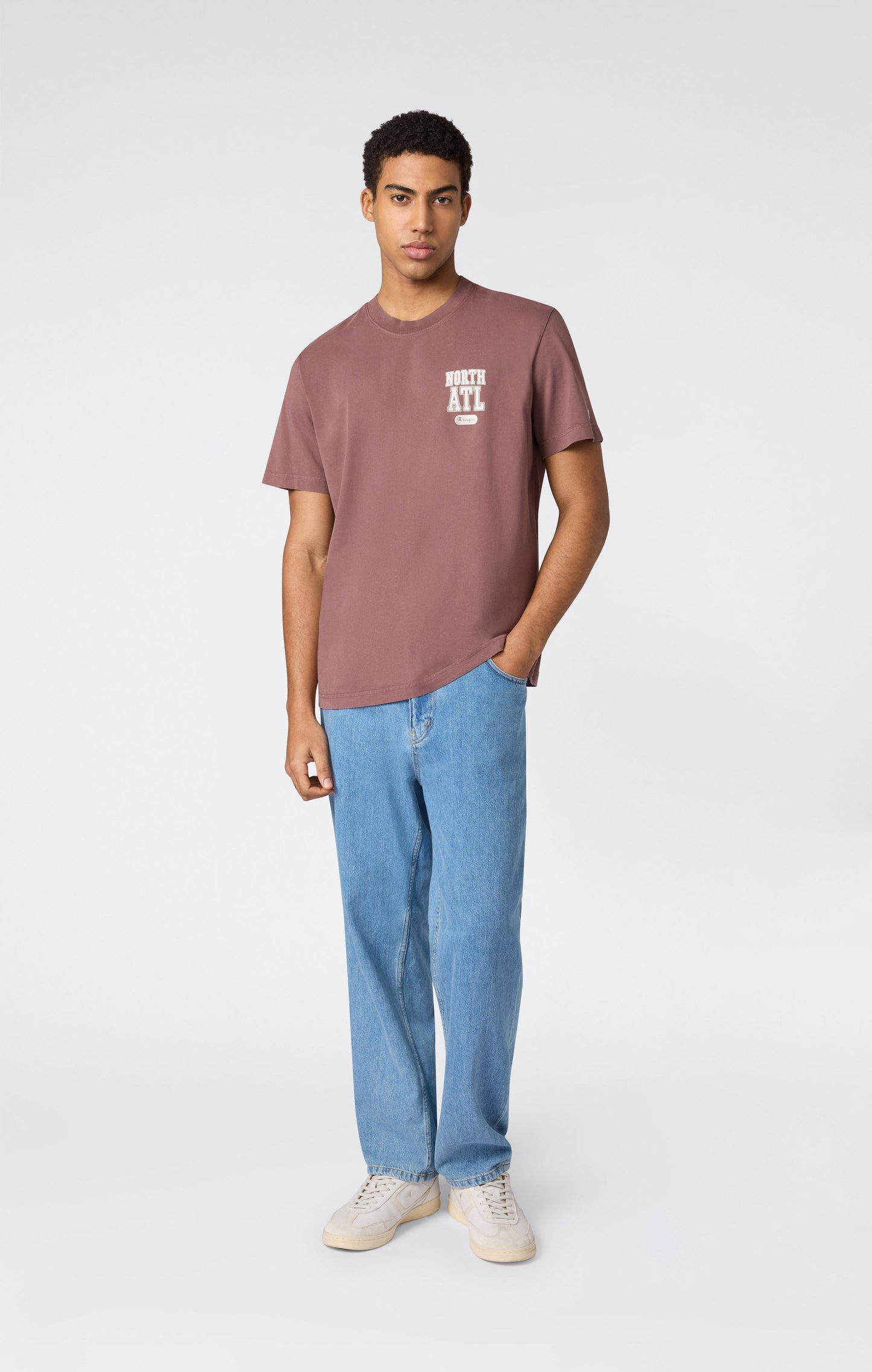 Men's East West T-Shirt with Front and Back Graphic