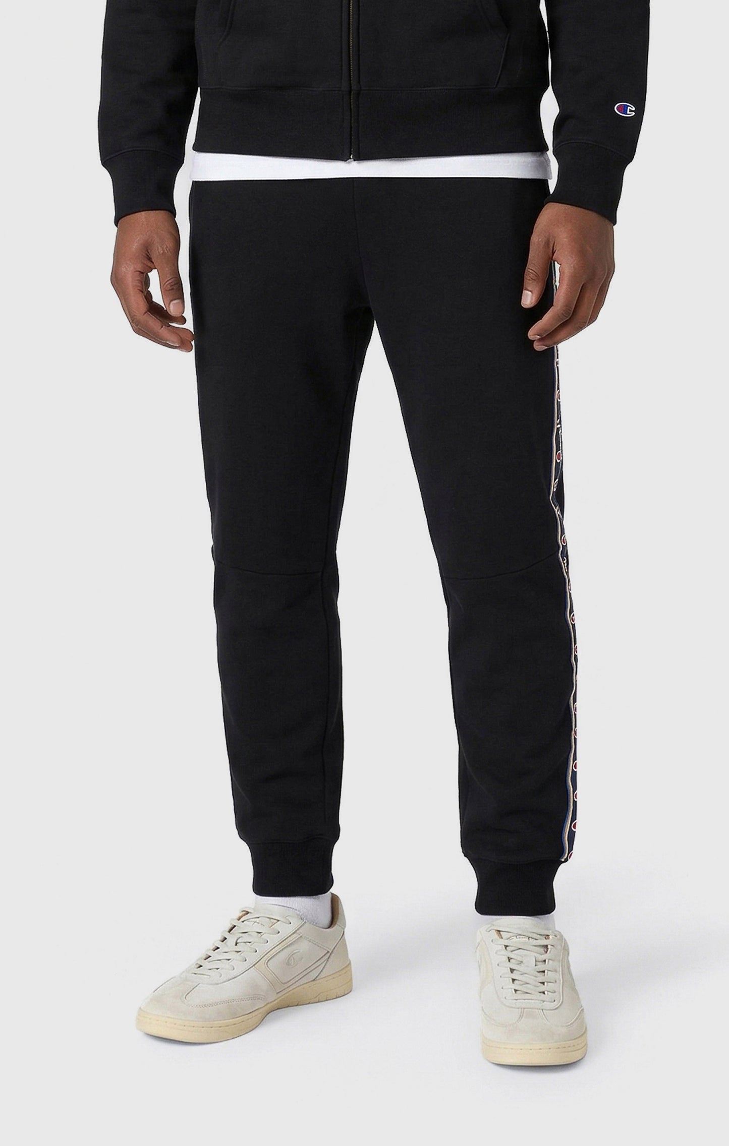 Men's Interlock Tape Logo Rib Cuff Pants