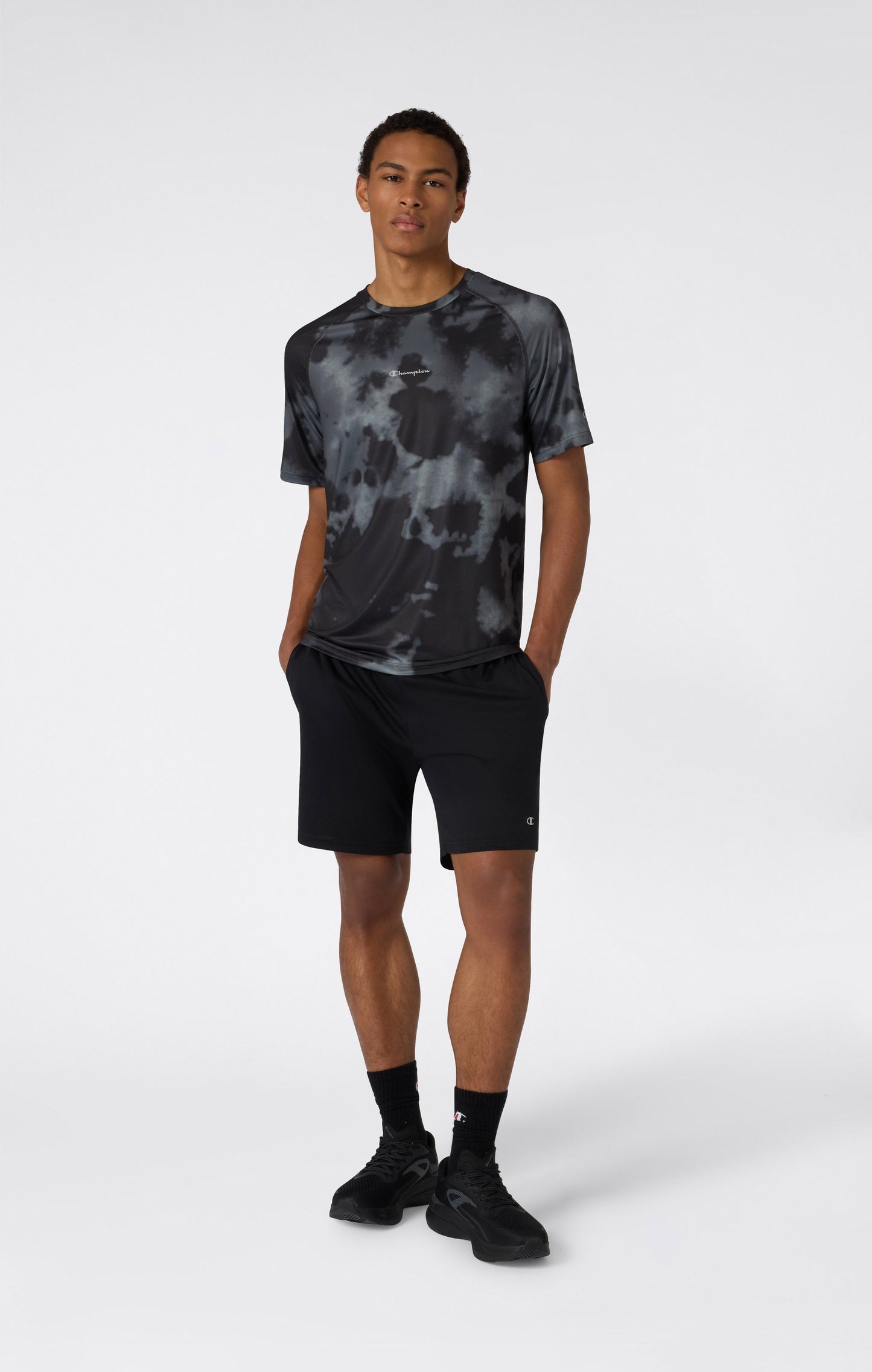 Men's Quick Dry Printed Sports T-shirt