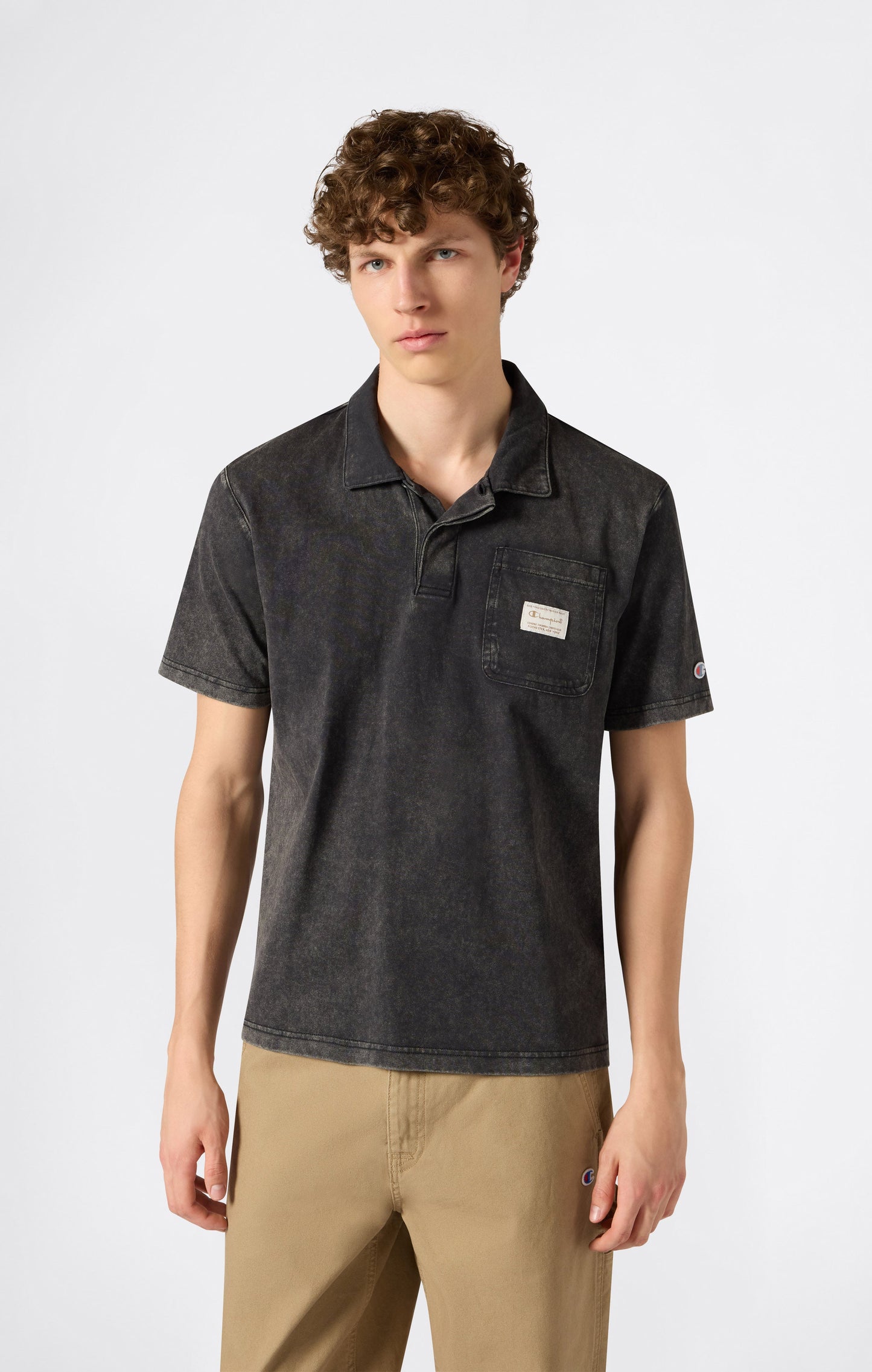 Men's Polo with Chest Pocket