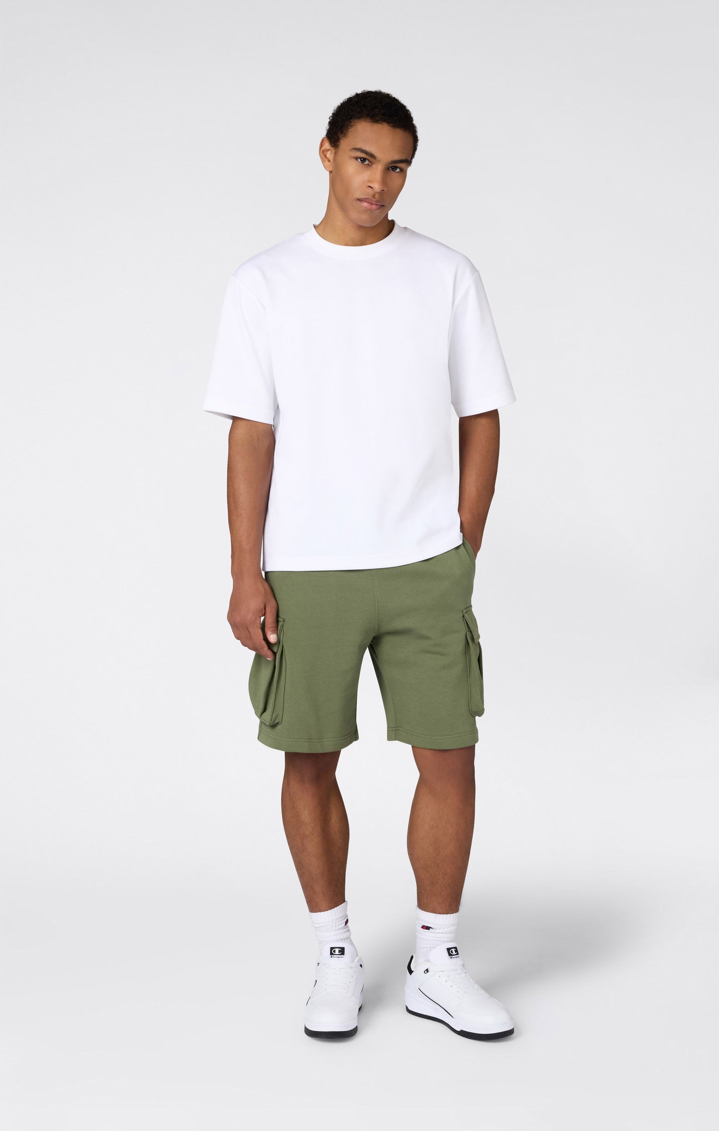 Men's 9 Fleece Cargo Shorts Icons