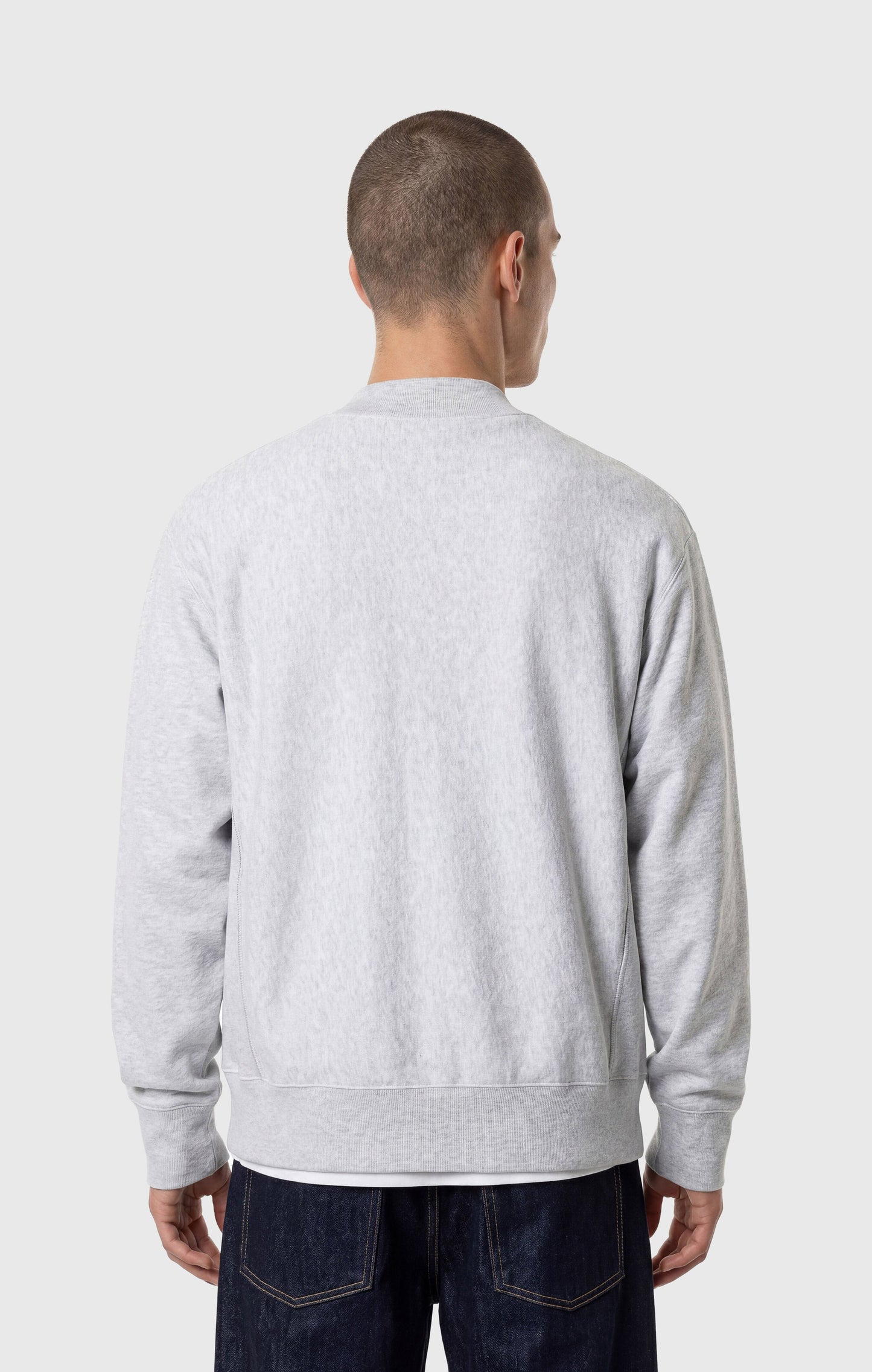 Men's Lightweight Reverse Weave Bomber Sweatshirt