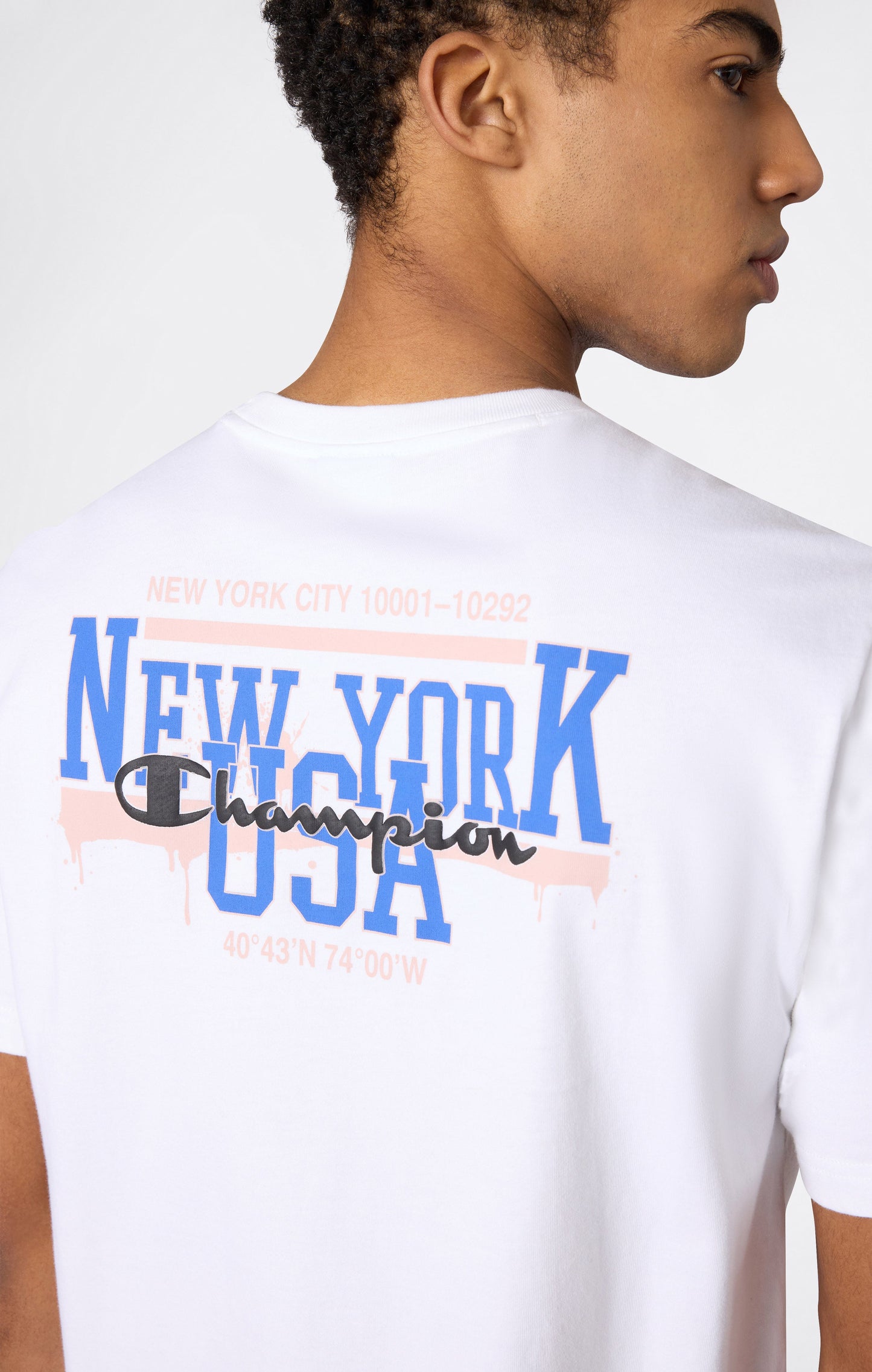 Men's Crewneck T-Shirt With Puff Print Graphic