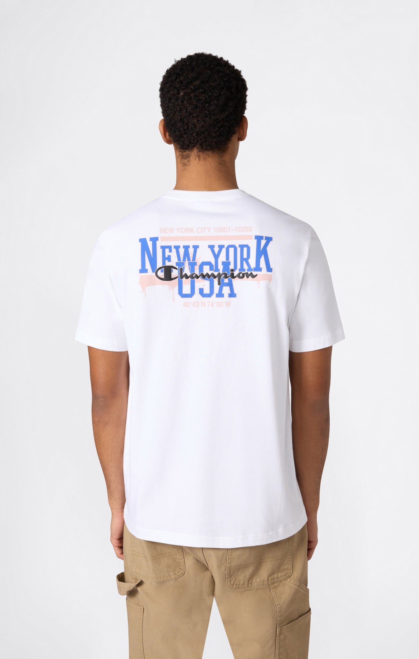 Men's Crewneck T-Shirt With Puff Print Graphic