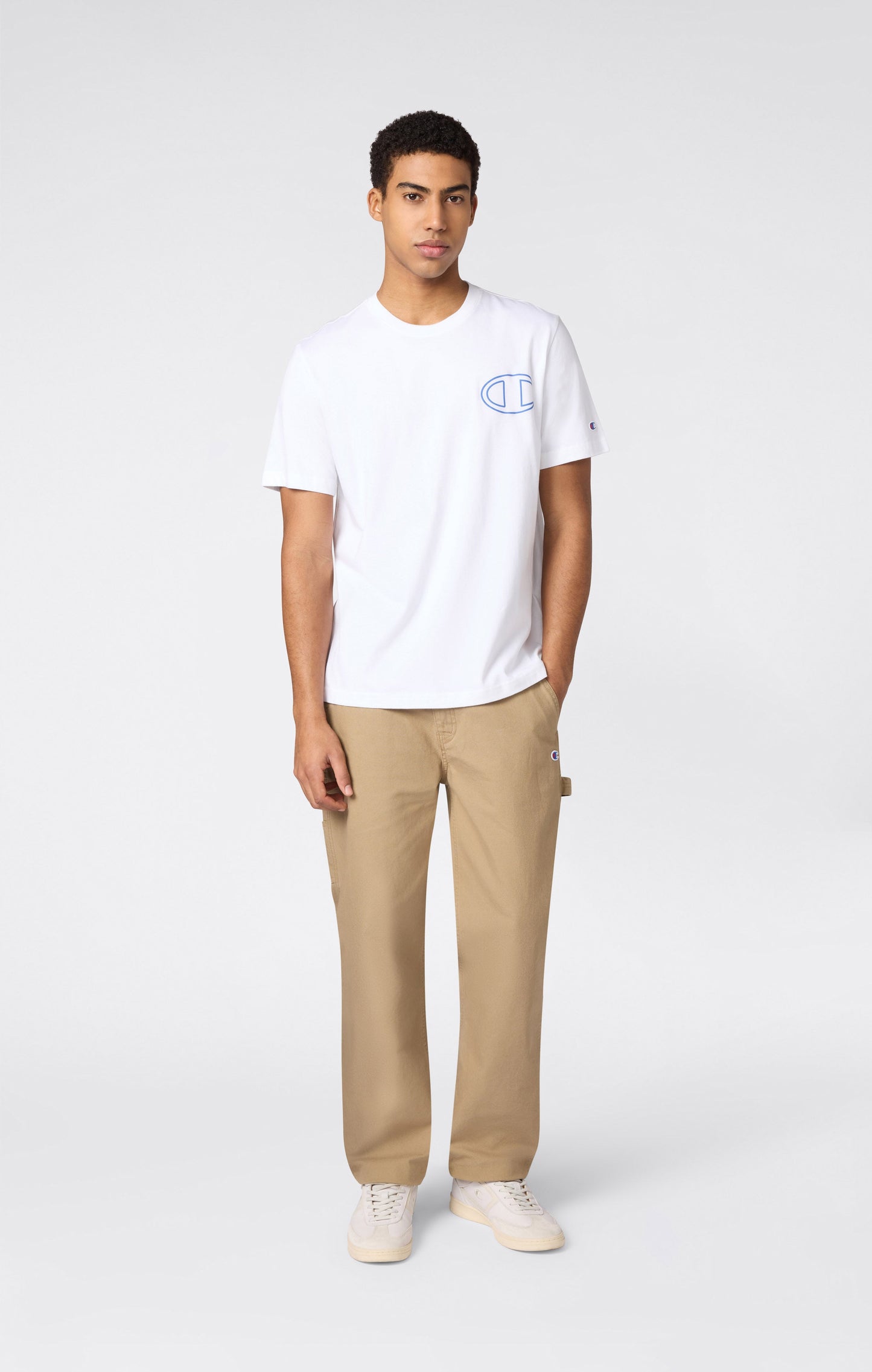 Men's Crewneck T-Shirt With Puff Print Graphic