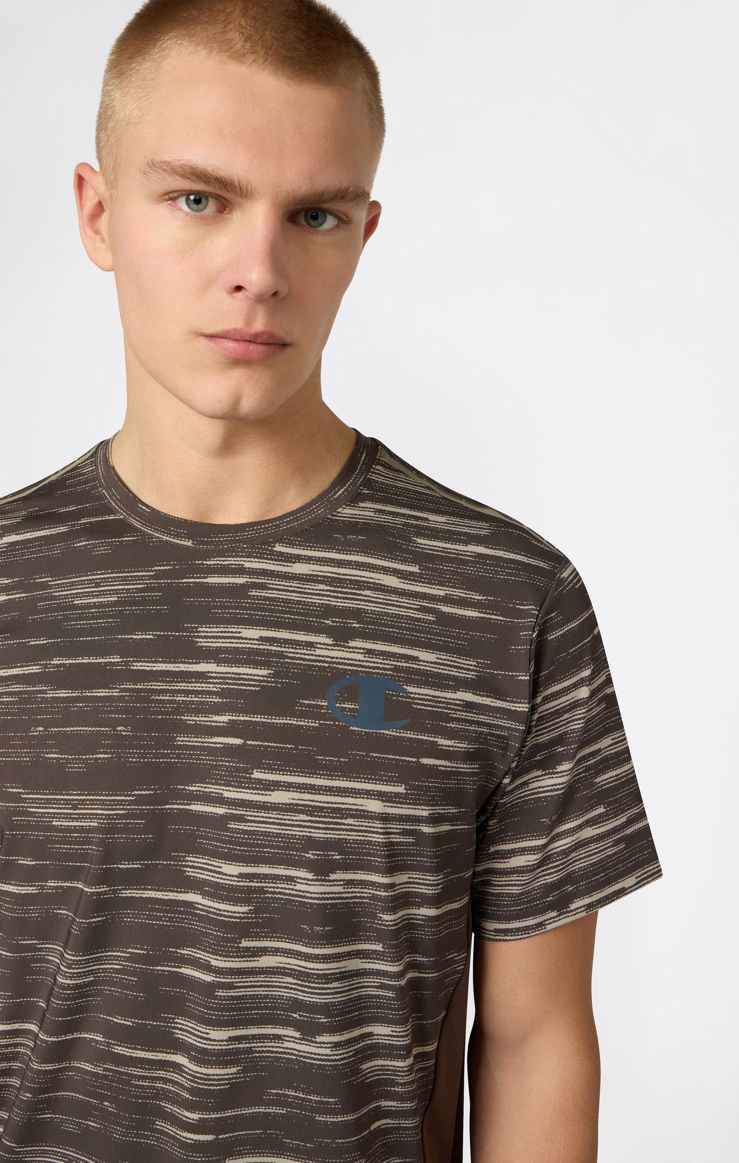 Training Quick-Dry Allover Print T-Shirt for Men