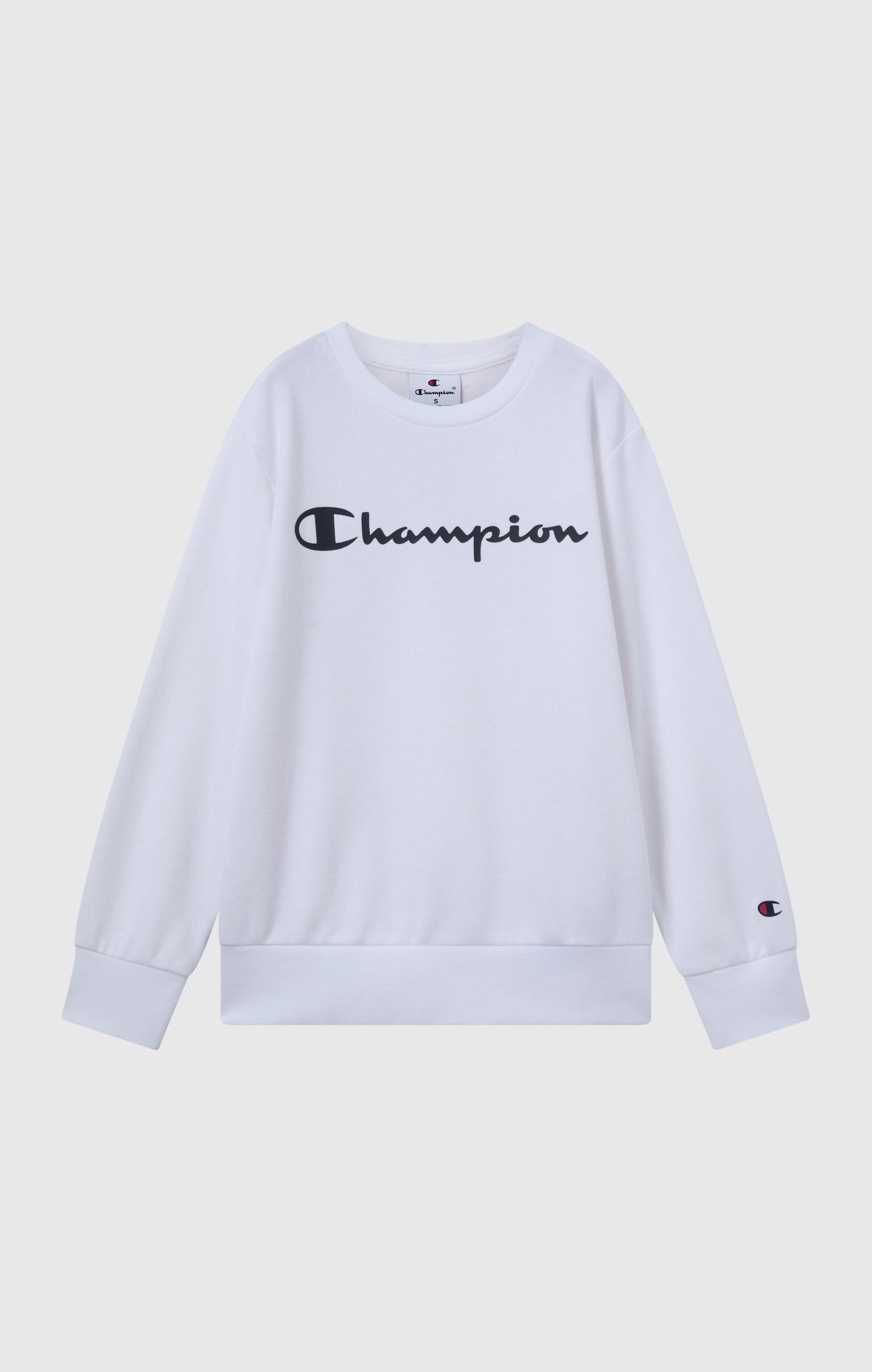 Boys' Lightweight Crewneck Sweatshirt with Maxi Printed Logo