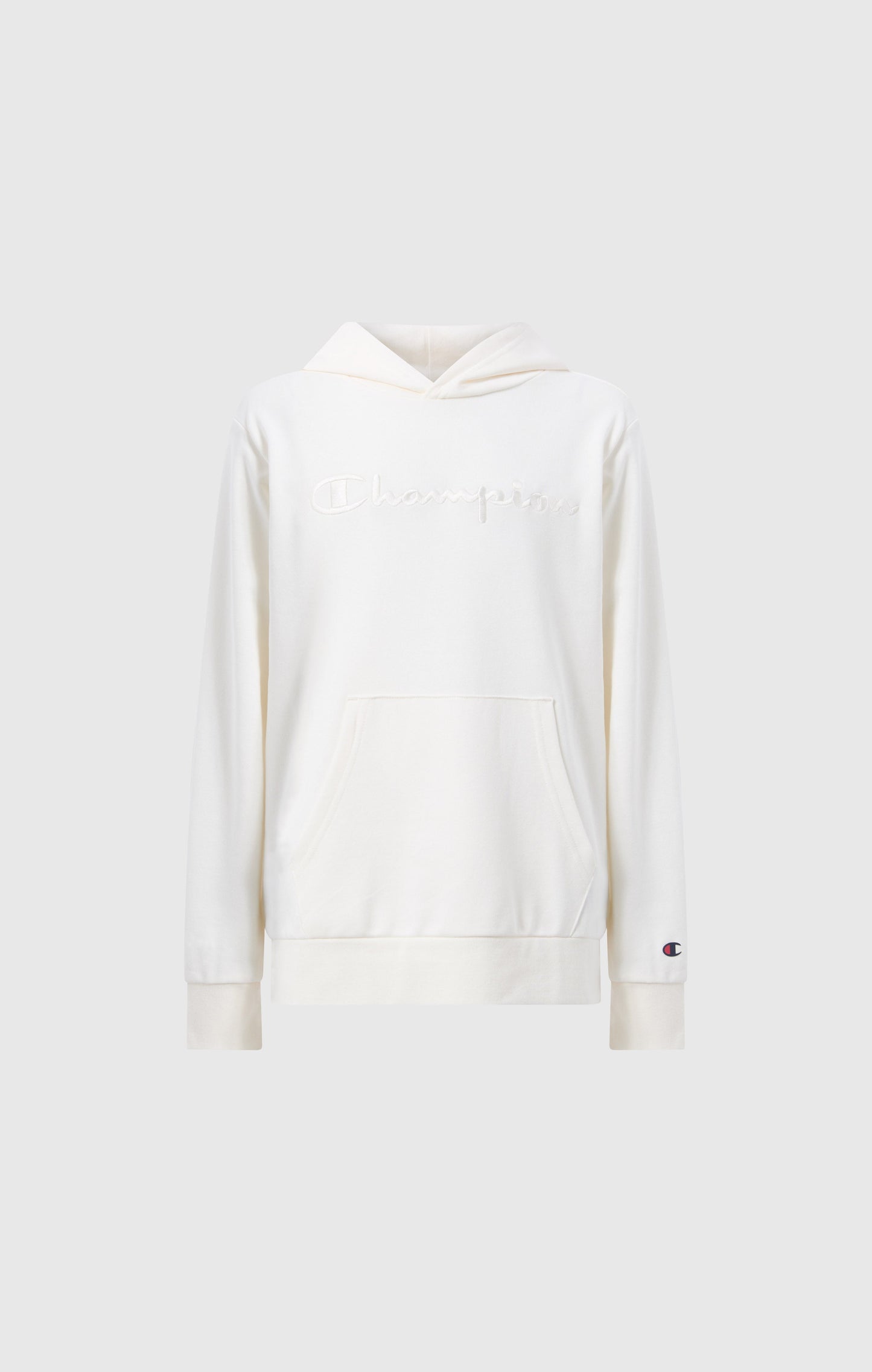 Boys' Lightweight Hooded Sweatshirt with Tonal Embroidered Maxi Logo Icons