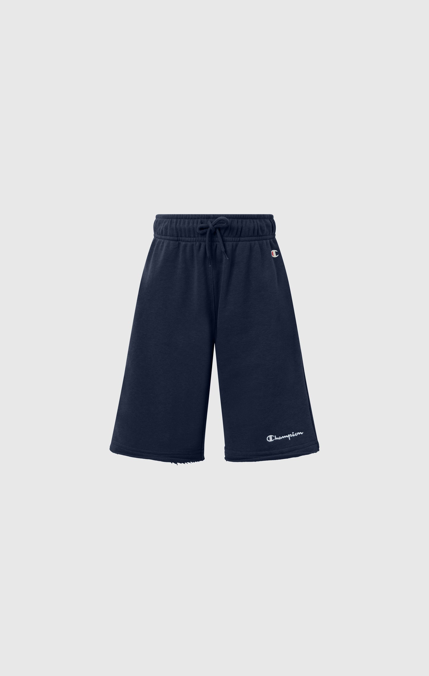 Boys' Bermuda Shorts with Small Embroidered Logo Icons