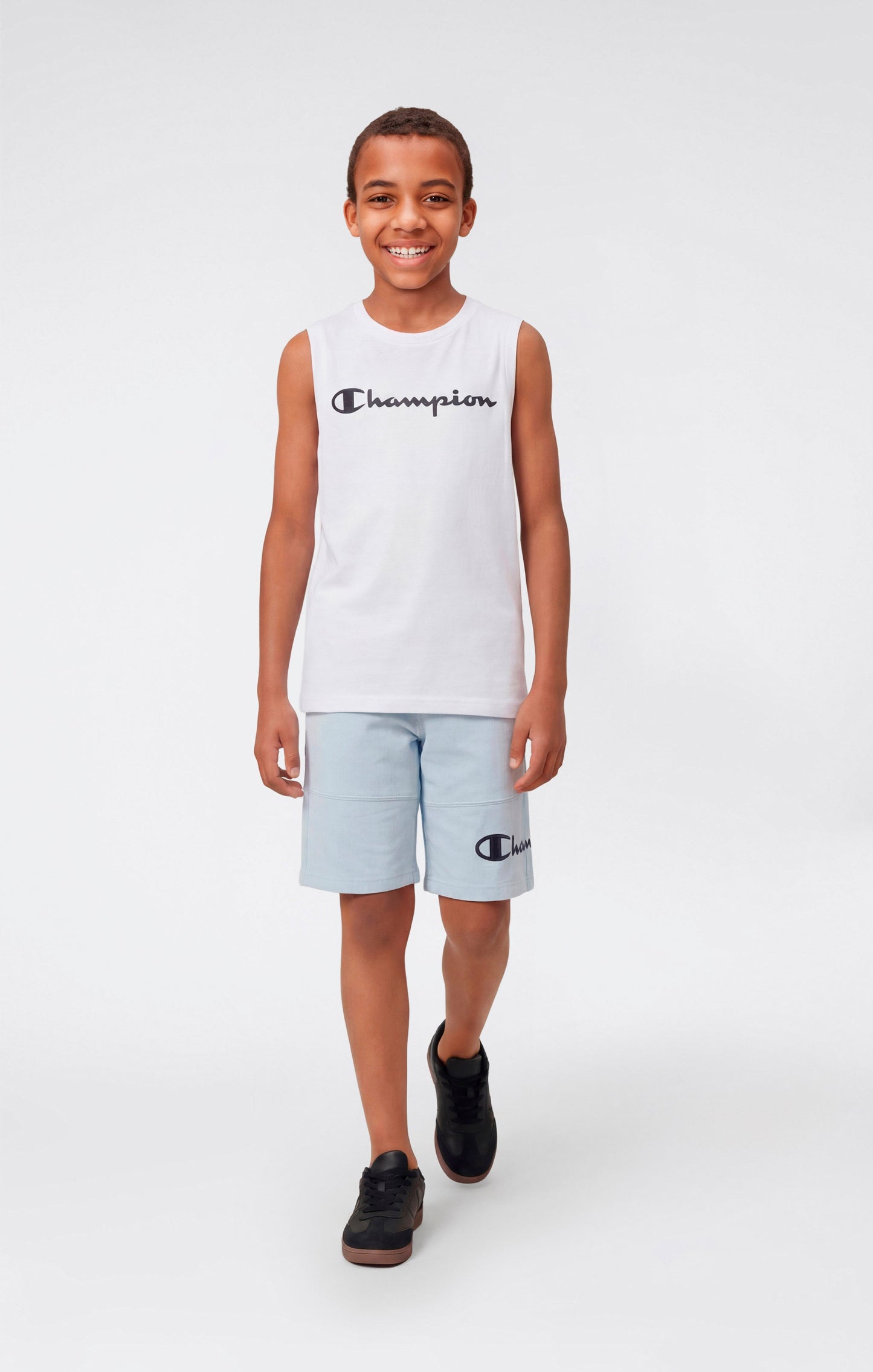Boys' Tank Top with Maxi Printed Logo