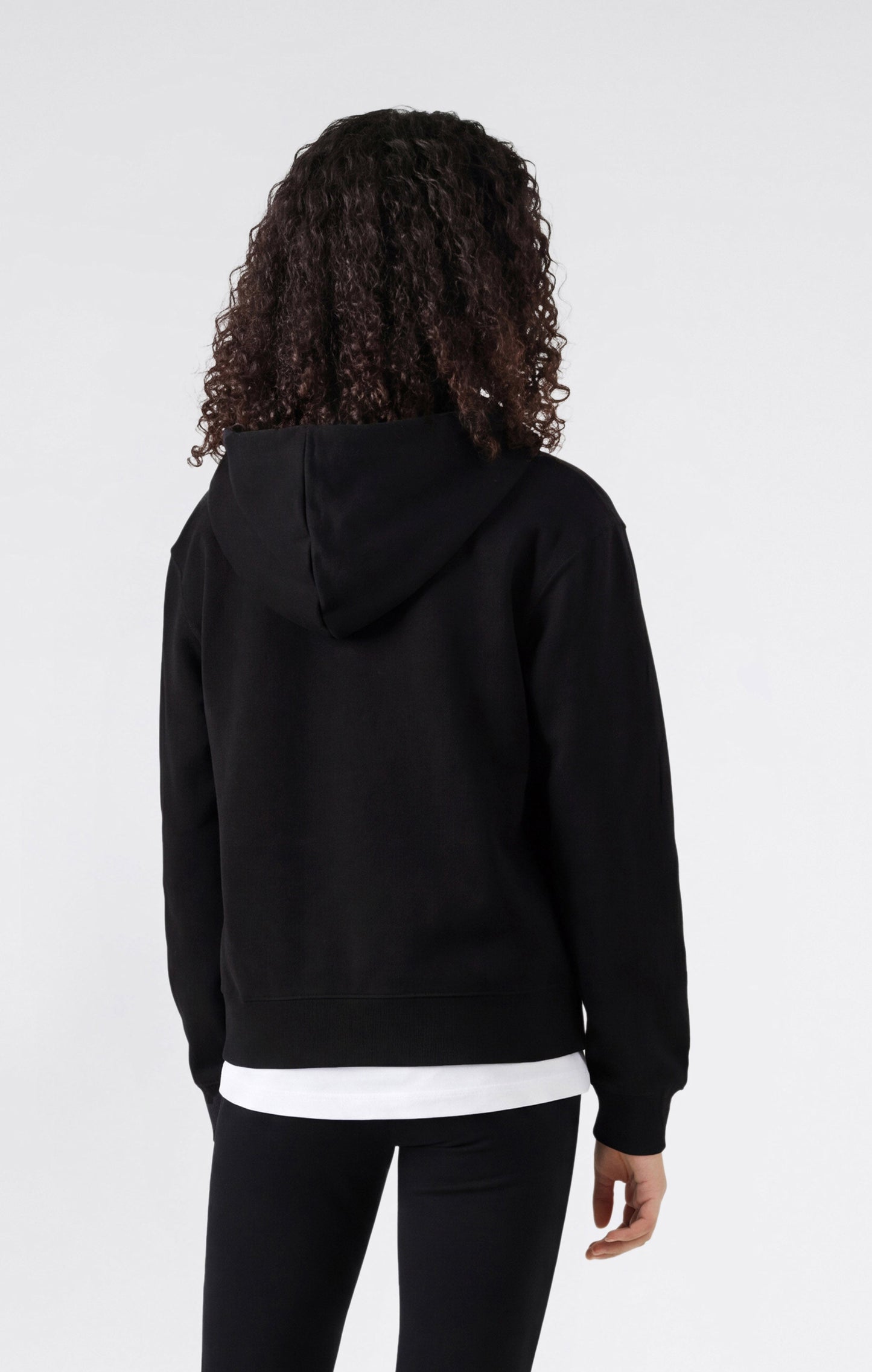 Girls' Lightweight Full Zip Hooded Sweatshirt Icons
