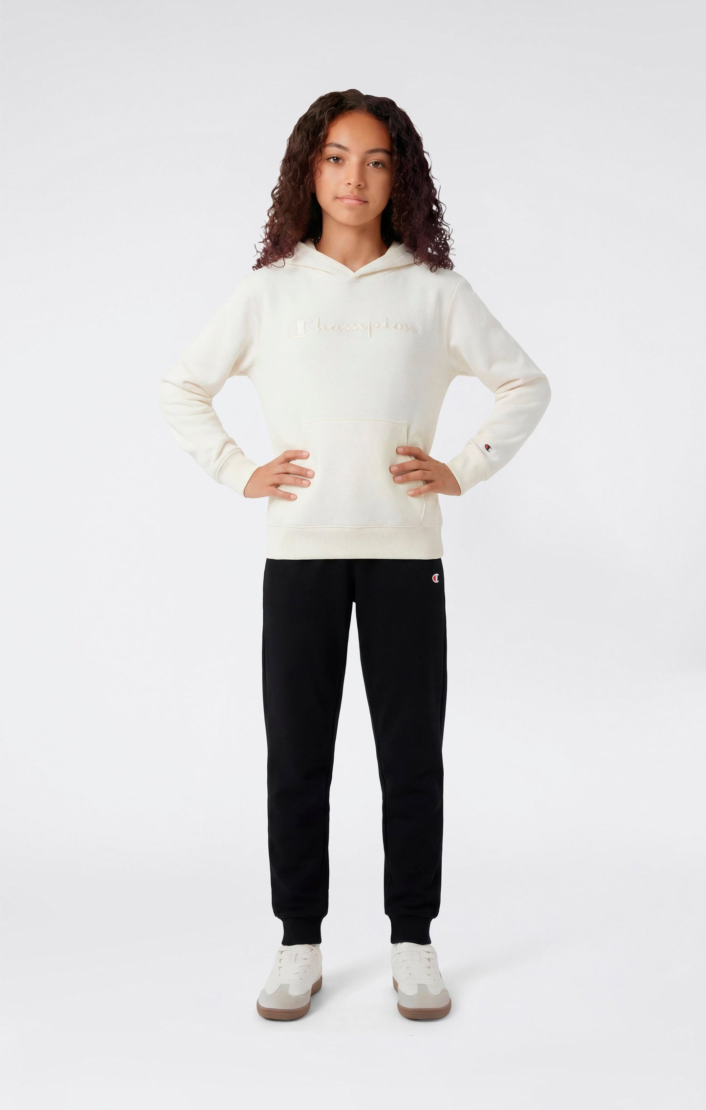 Girls' Lightweight Jogger Pants with Rib Cuffs Icons
