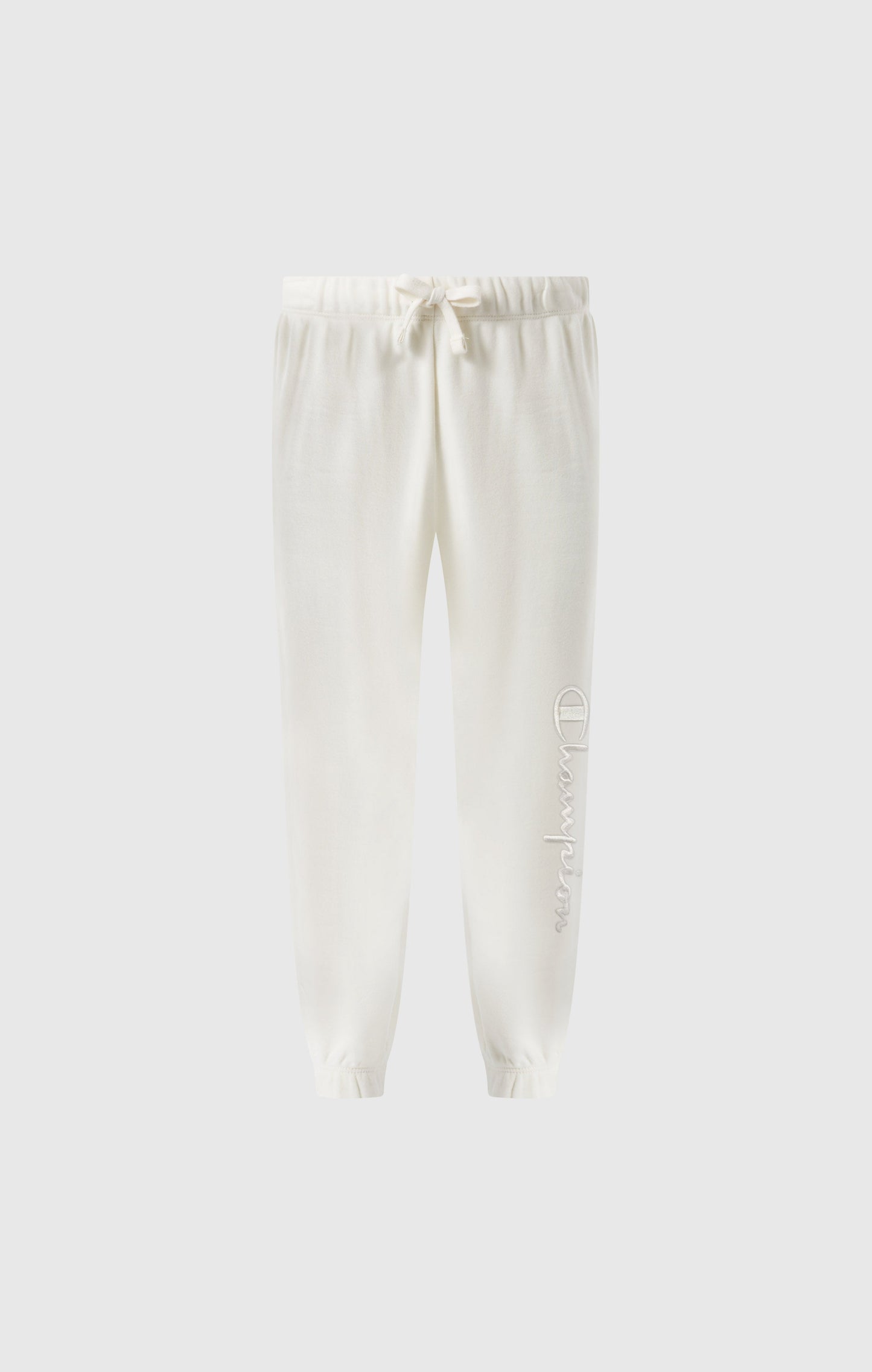 Girls' Elastic Cuff Pants With Embroidered Logo