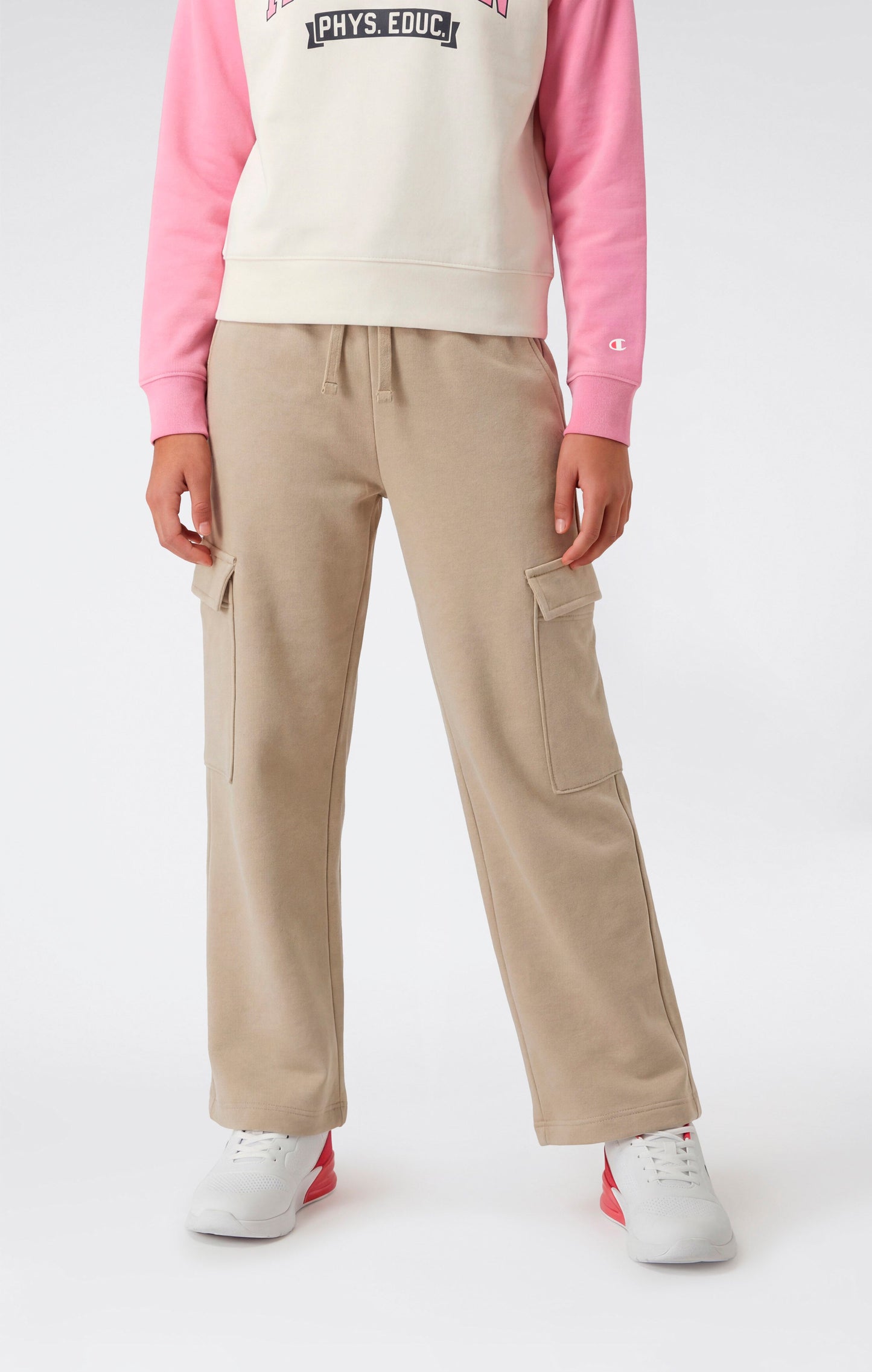 Girls' Lightweight Straight-Leg Cargo Pants Icons