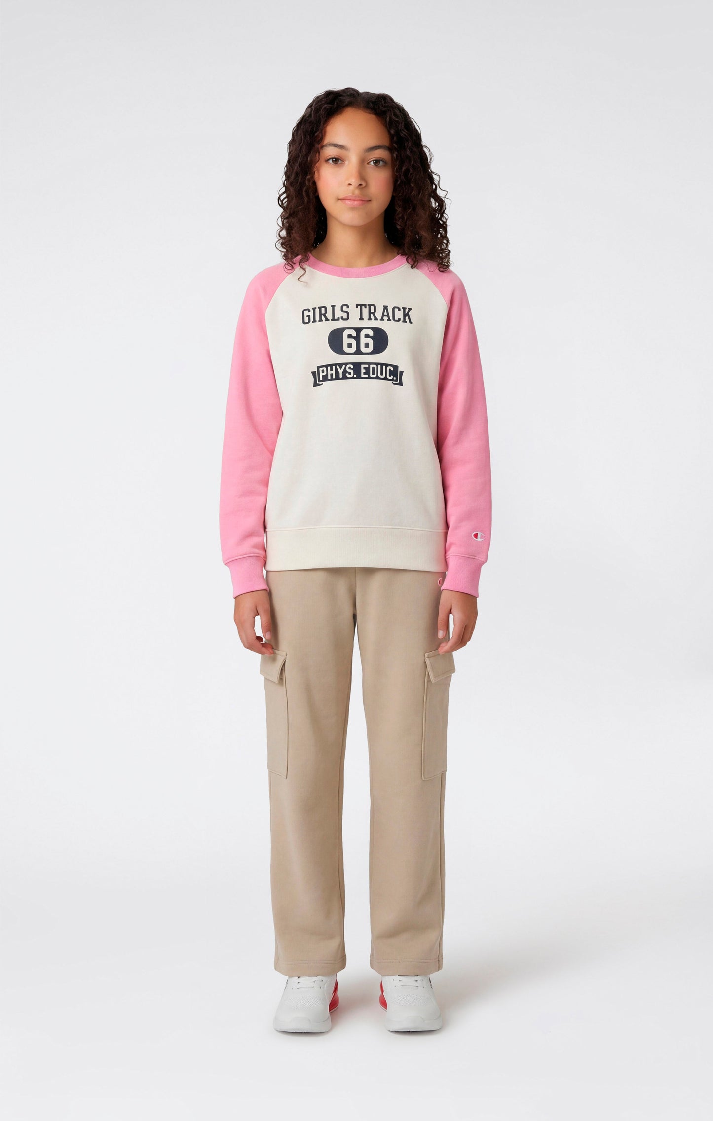 Girls' Lightweight Straight-Leg Cargo Pants Icons