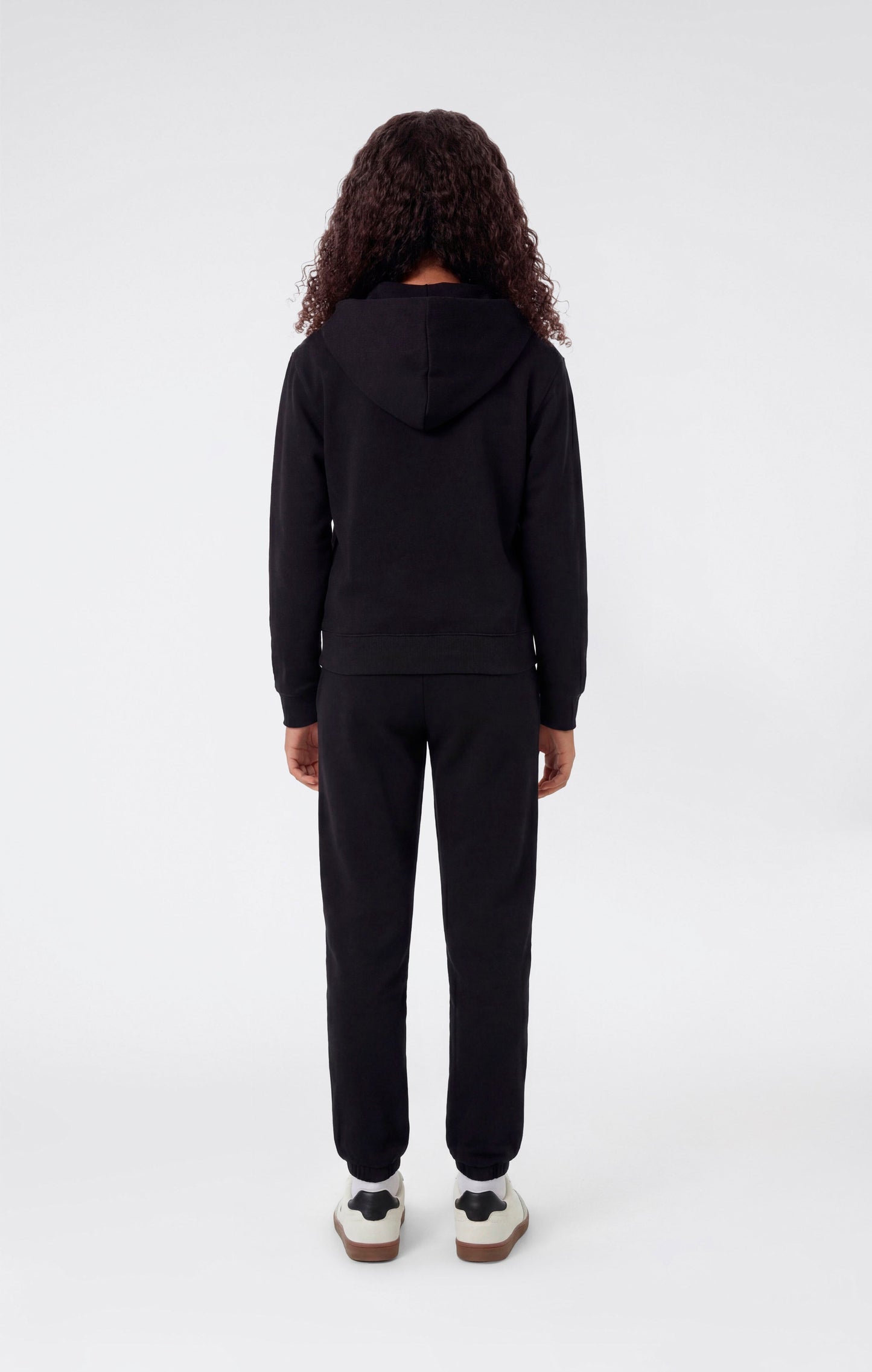 Girls' Hooded Full Zip Sweatshirt and Pants Tracksuit with Graphic