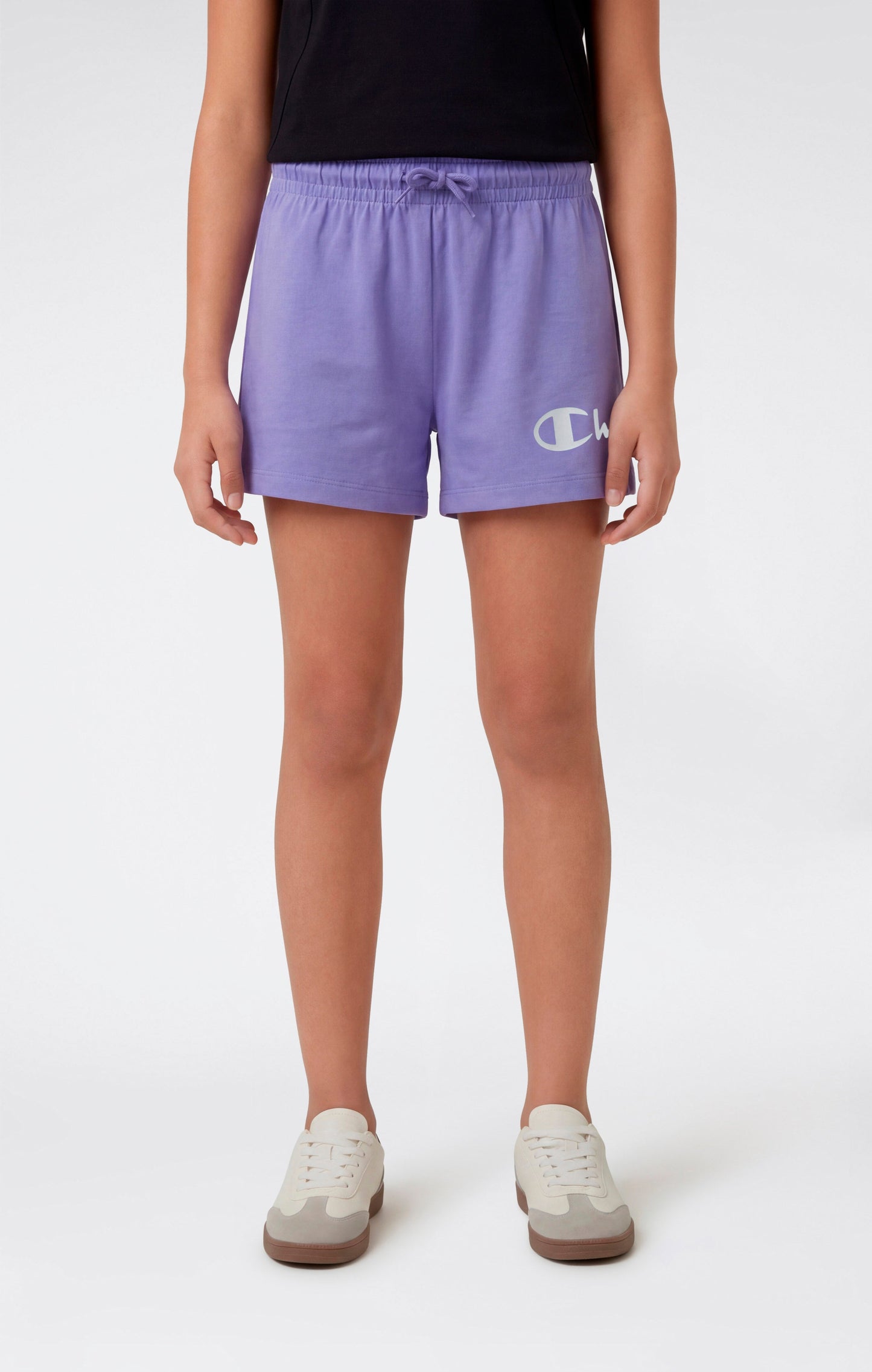 Girls' Cotton Shorts with Maxi Logo